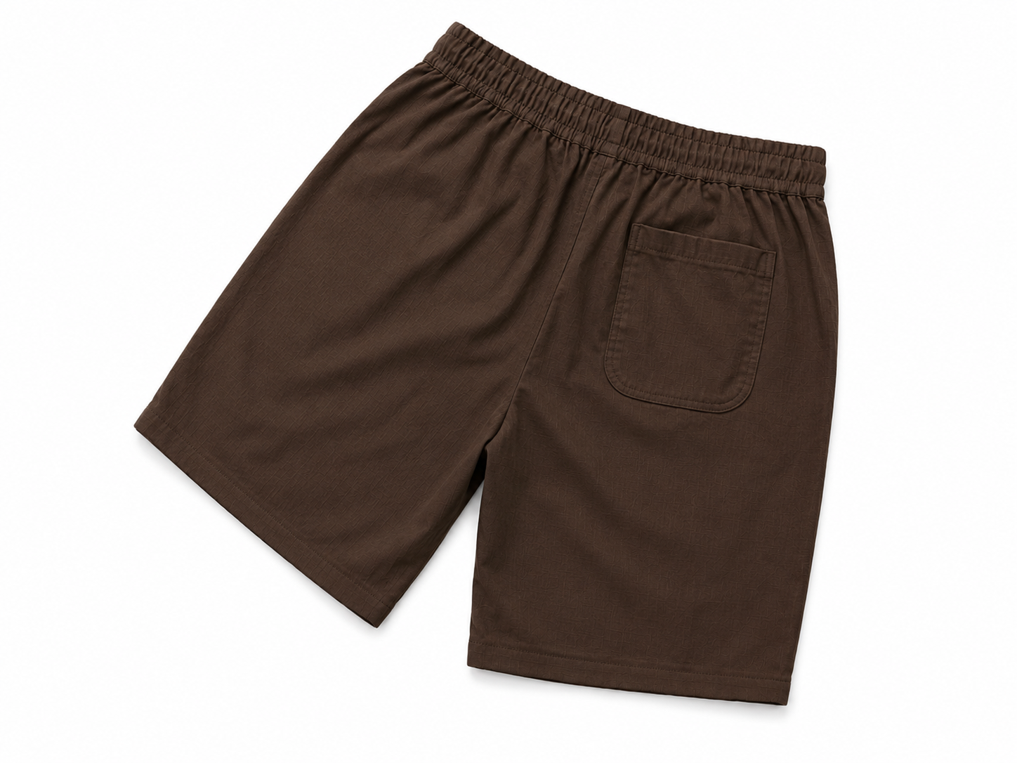 Men's Brown Linen Shorts