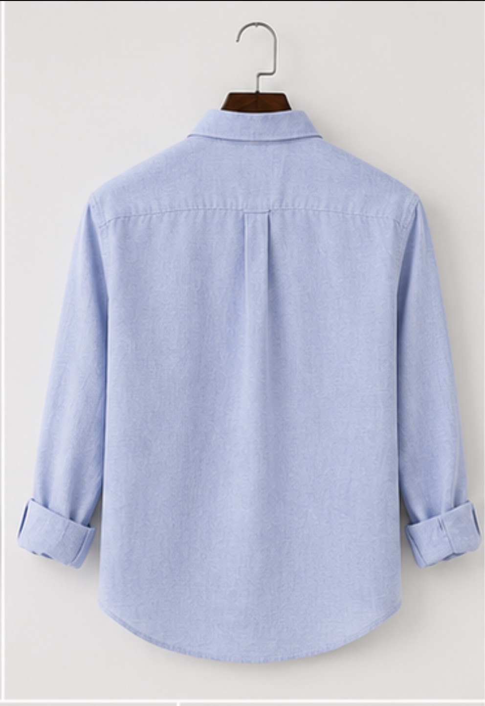 Men's Minimalist Line Blue Shirt