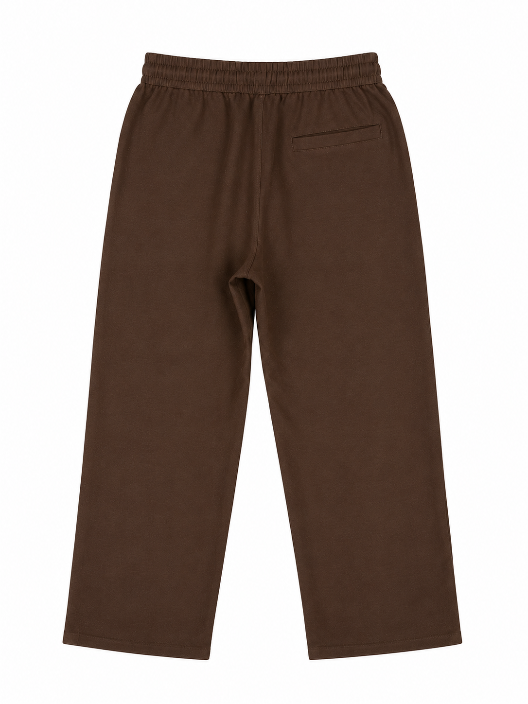 Brown Relaxed Fit Linen Pants 