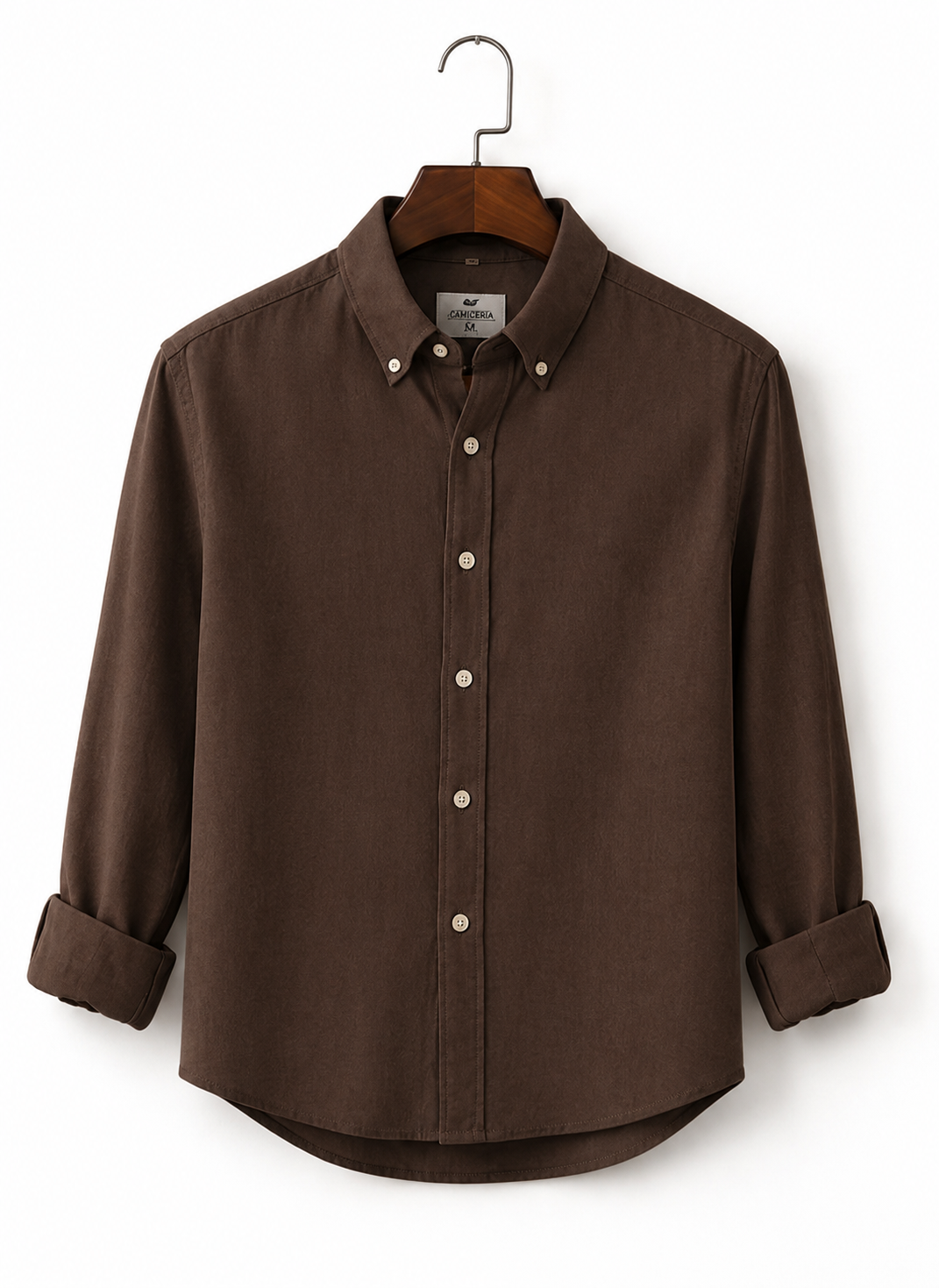 Classic Brown Linen Shirt