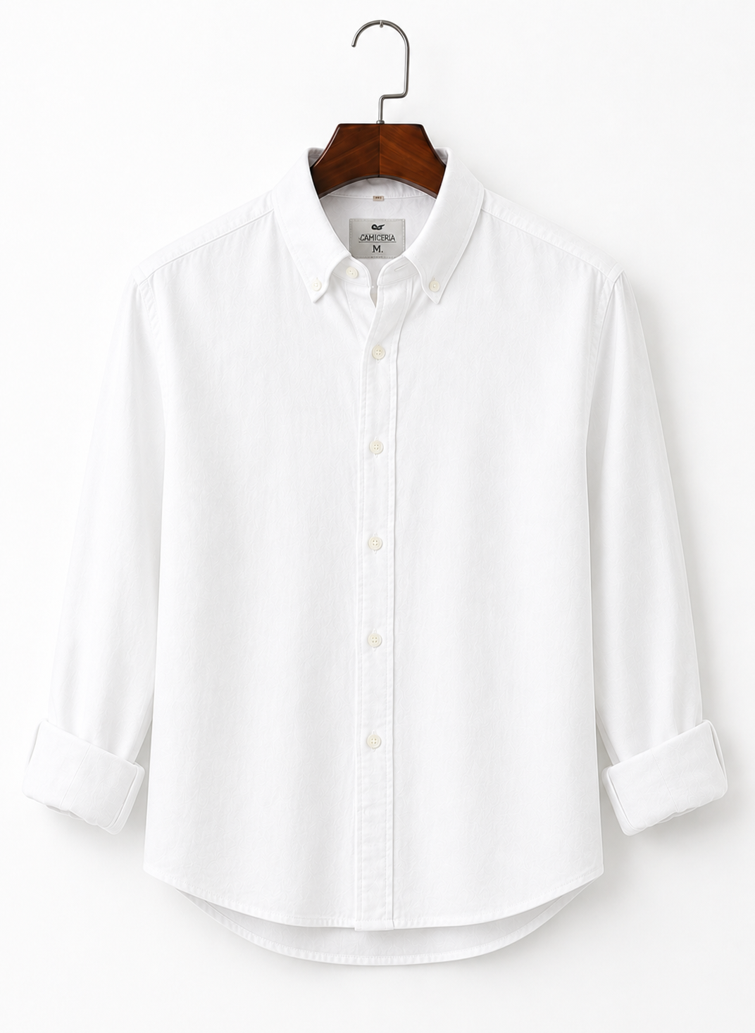 Stark White Linen Kimono Shirt