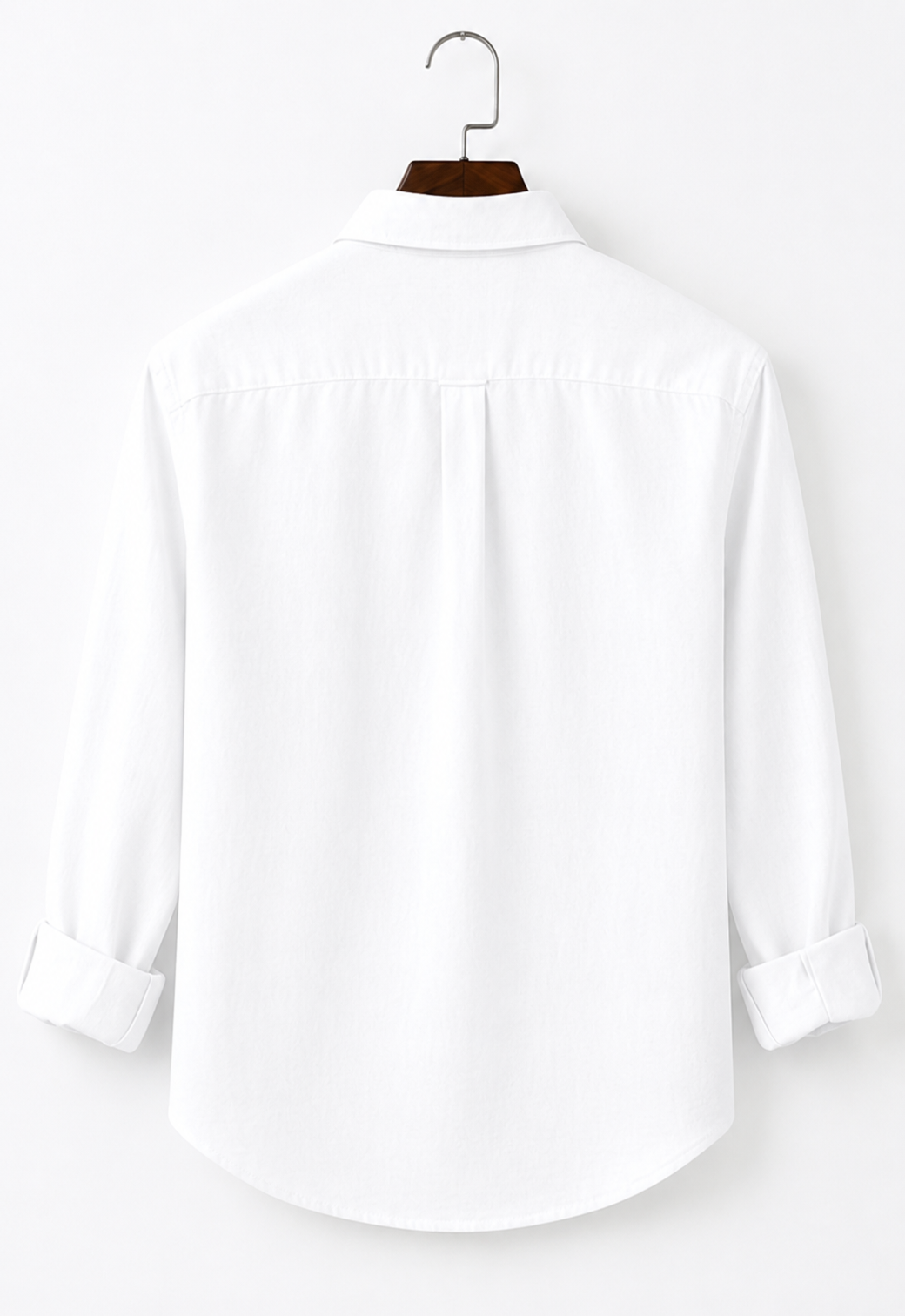Stark White Linen Kimono Shirt