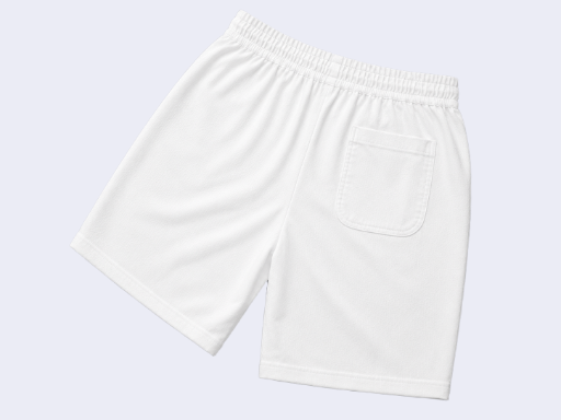 Men's Linen Casual Shorts White