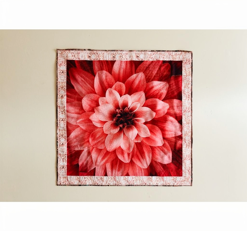 Scarlet Dream Big Quilted Throw