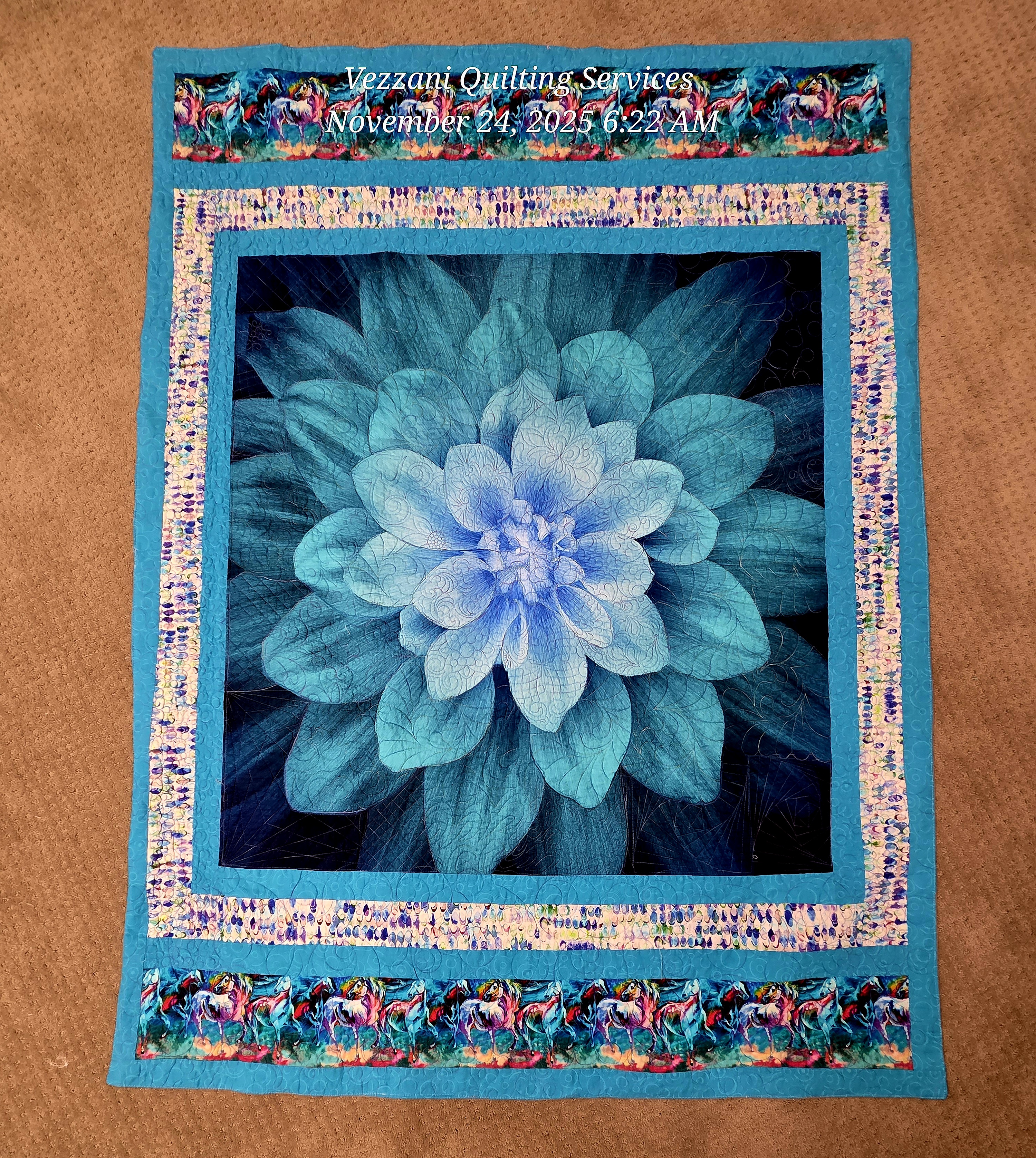 Dream Big Teal Quilt