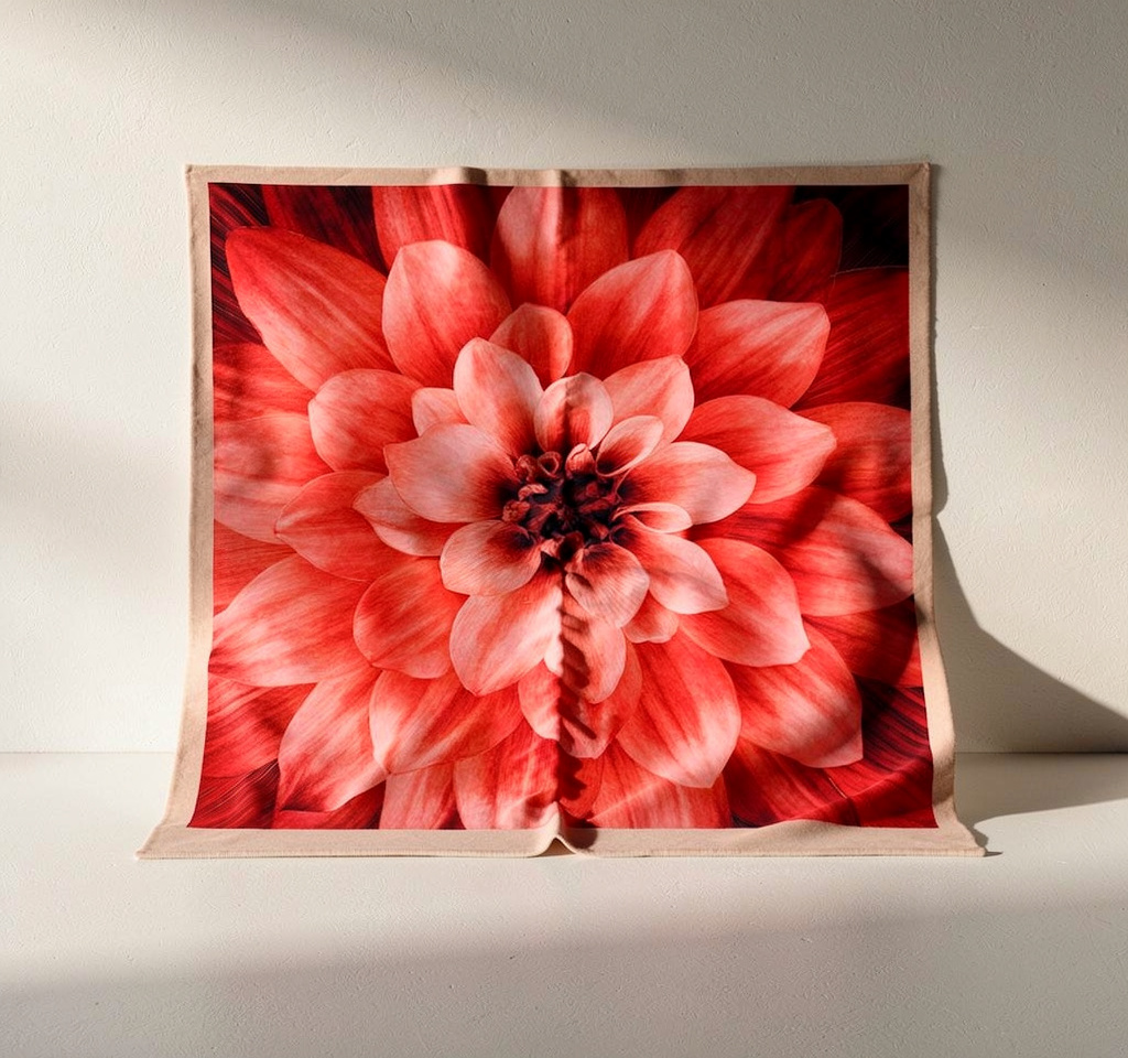 Scarlet Dream Big Quilted Throw