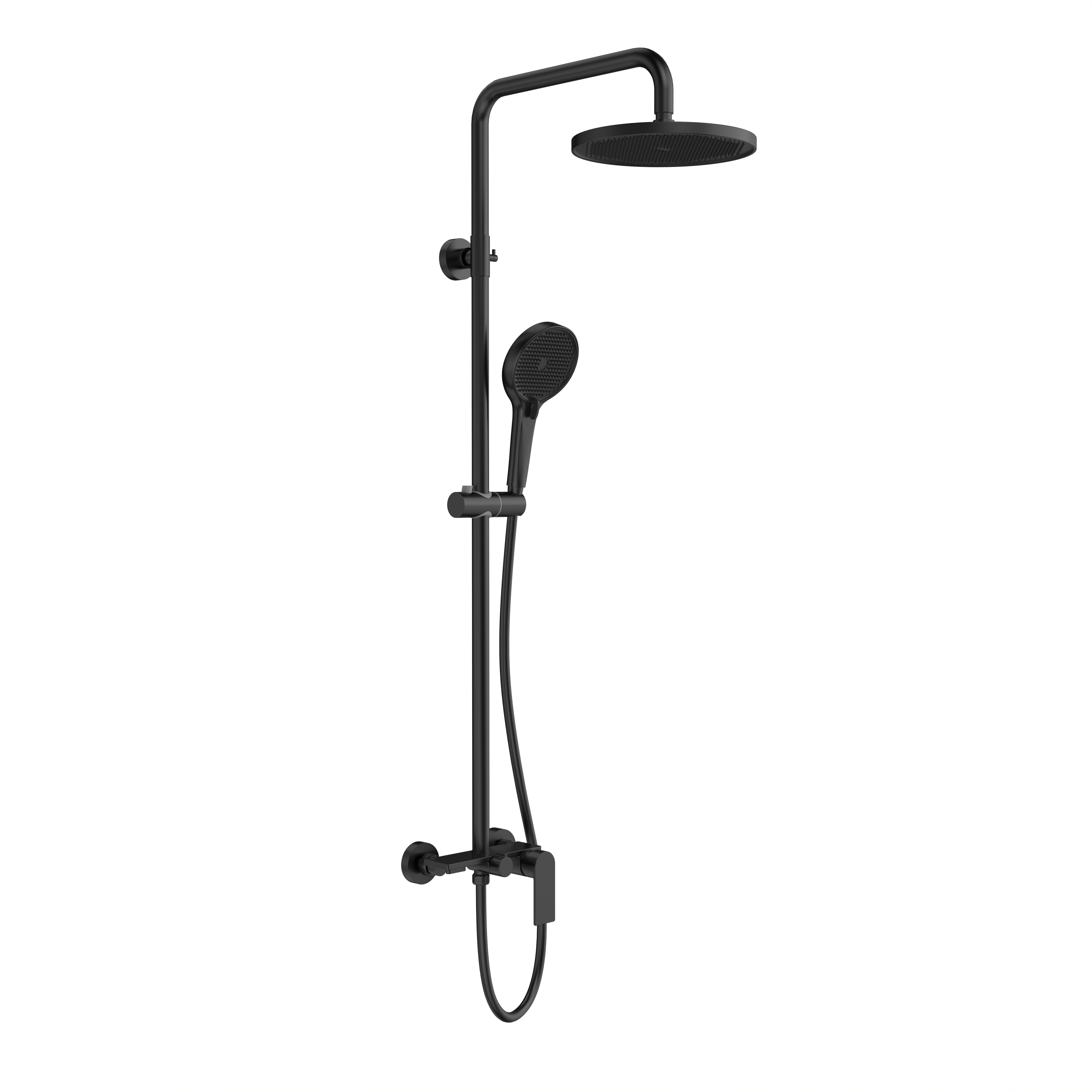 Matte Black Shower System