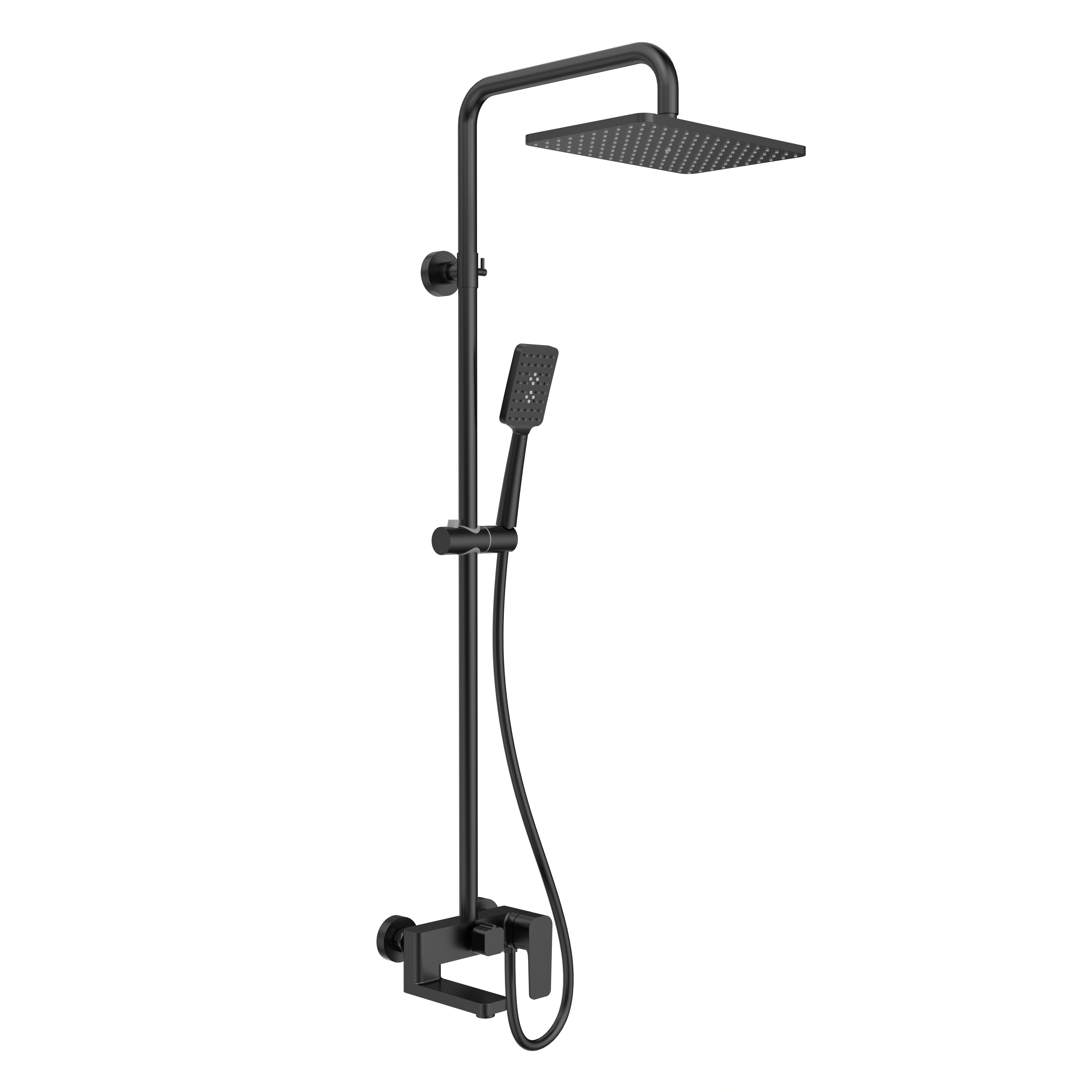 Matte Black Shower Set