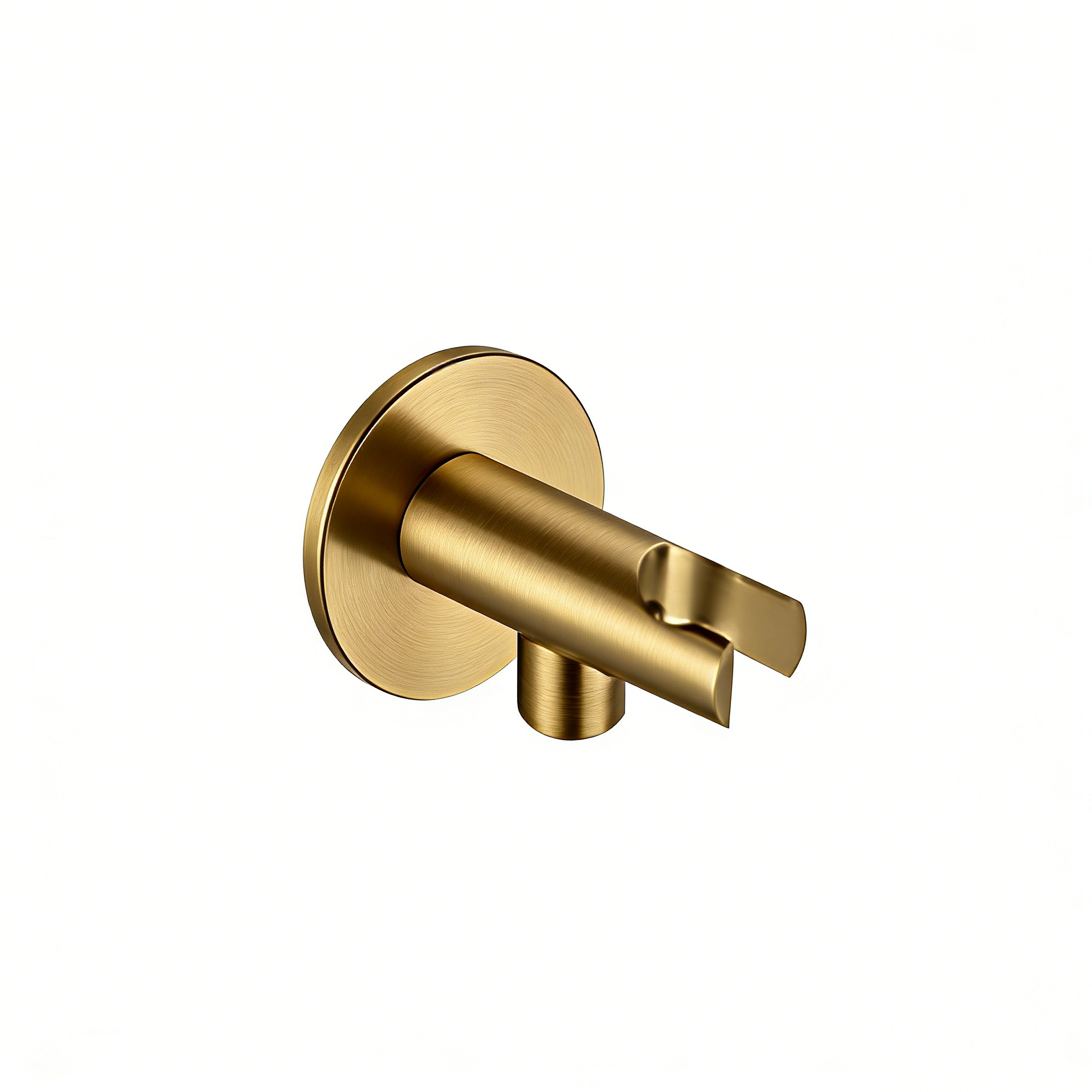 Brushed Gold Shower Arm Bracket