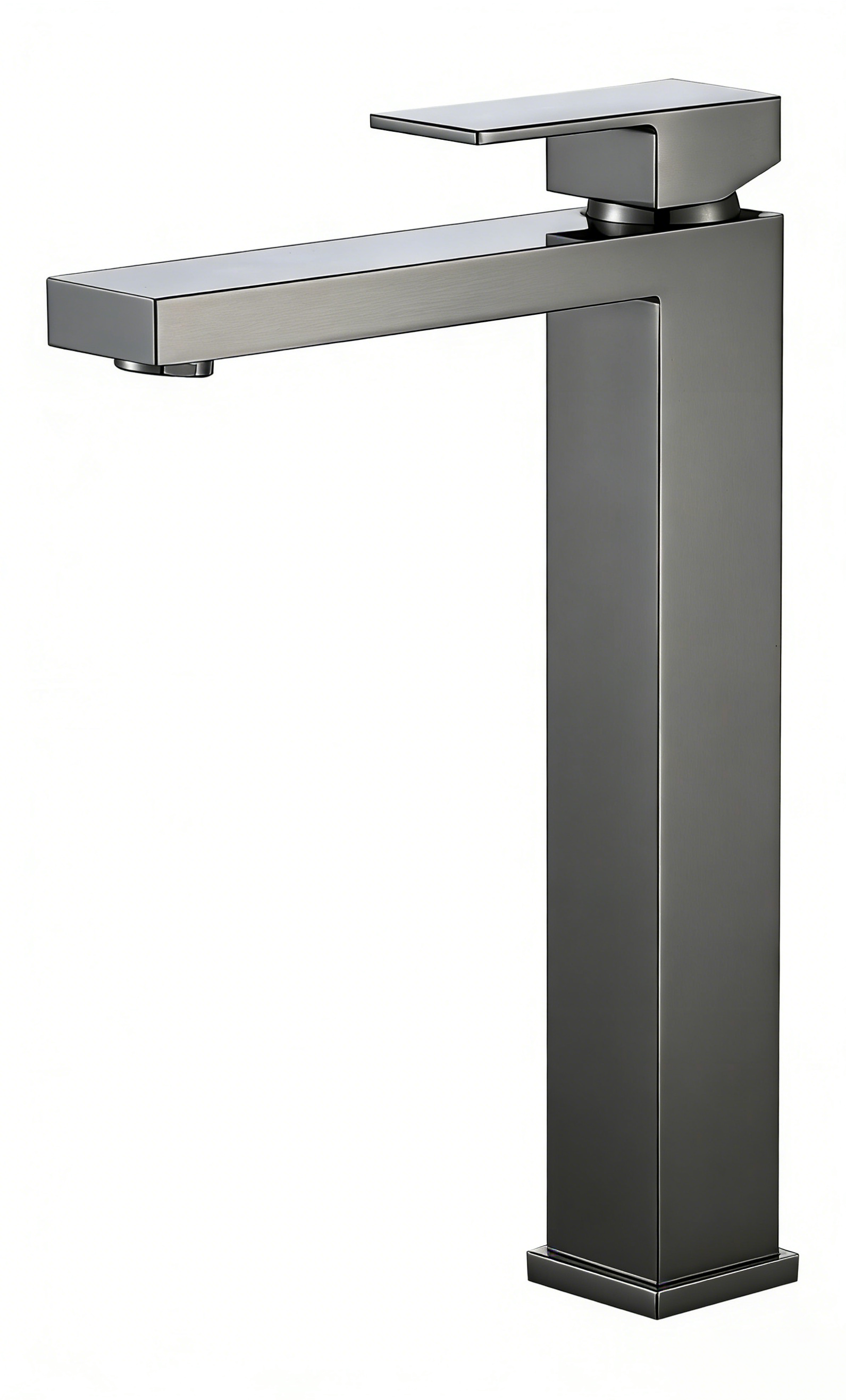 Modern Matte Black Tall Basin Faucet