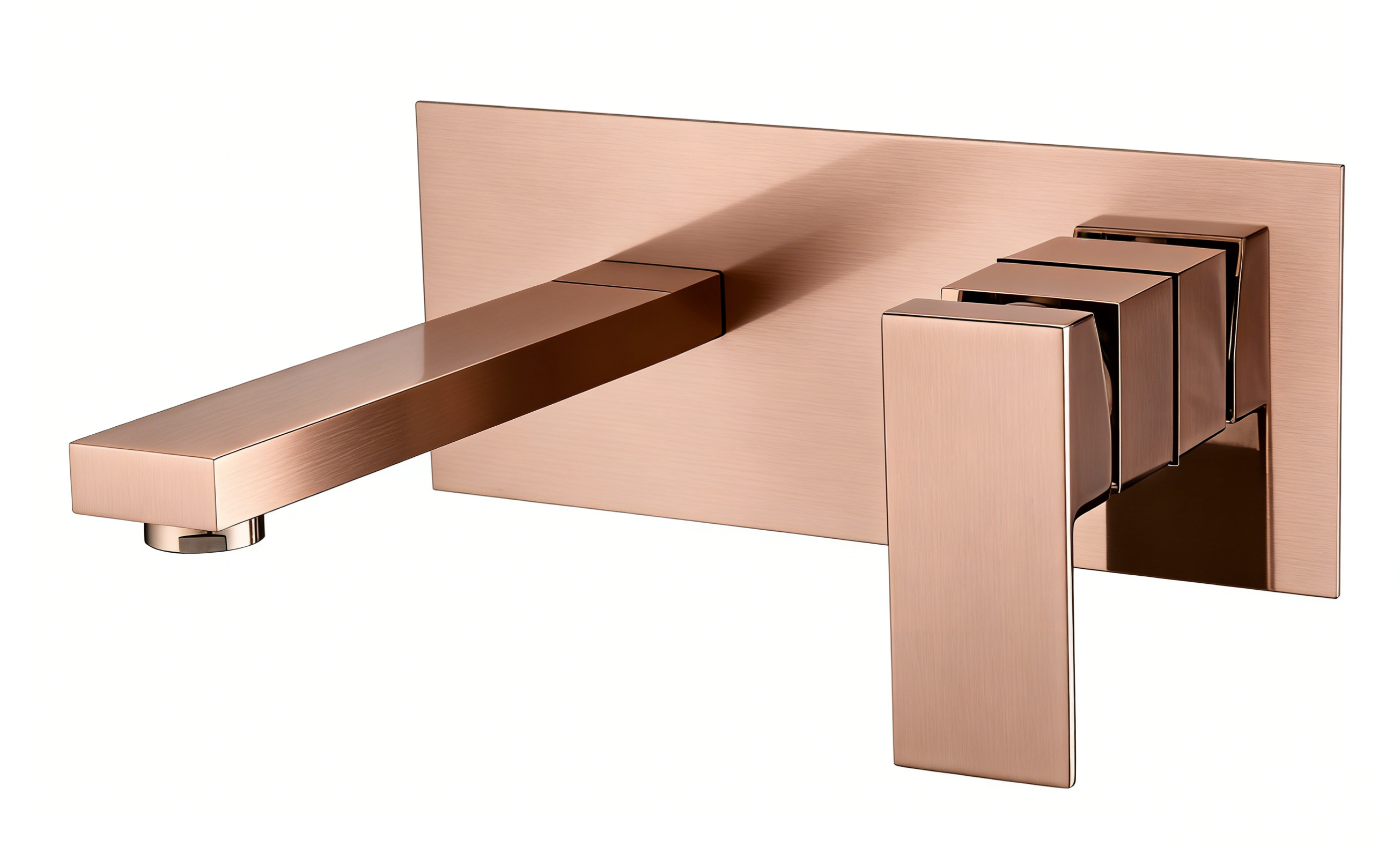 Rose Gold Wall-Mount Faucet