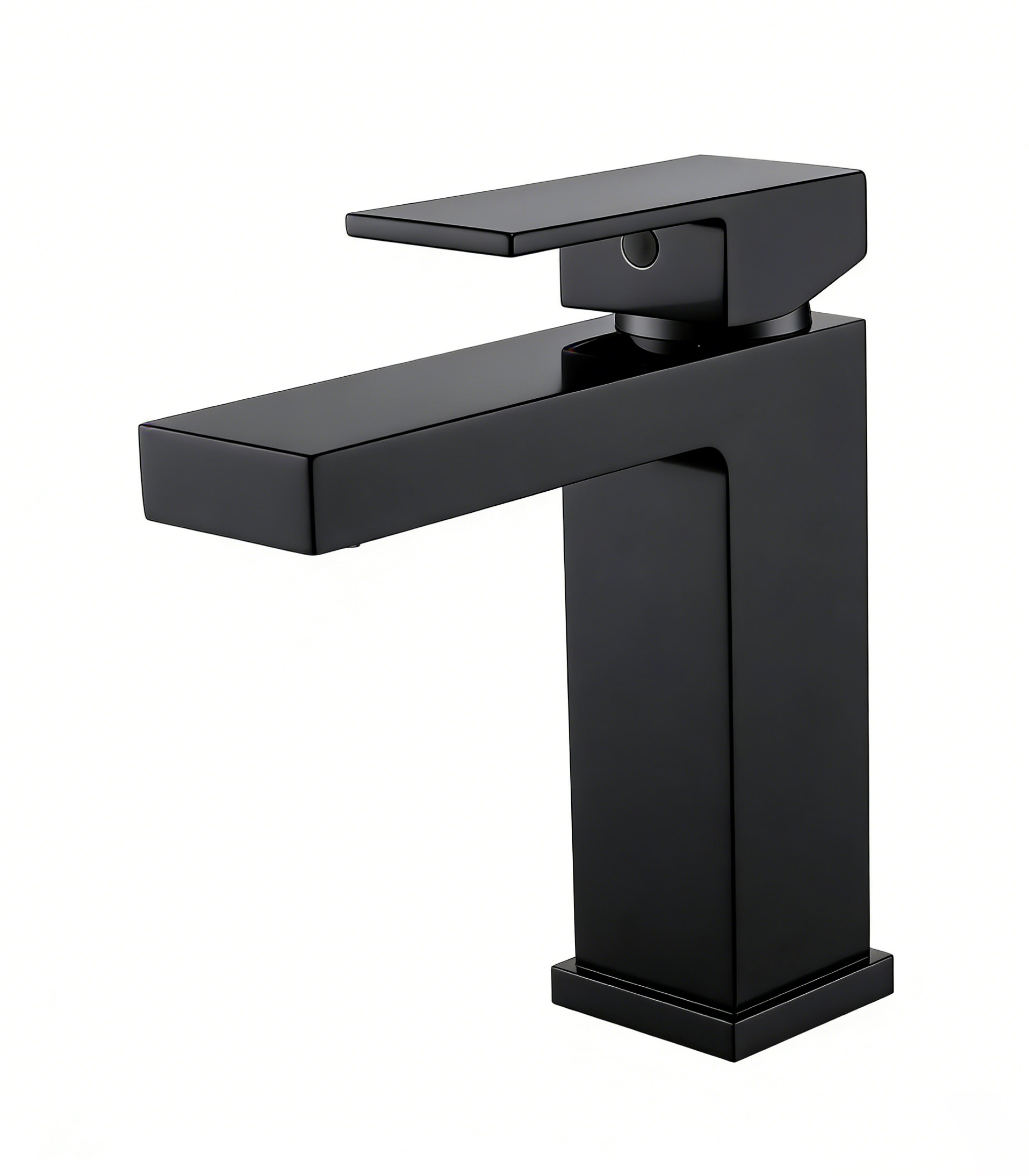 Matte Black Square Basin Faucet