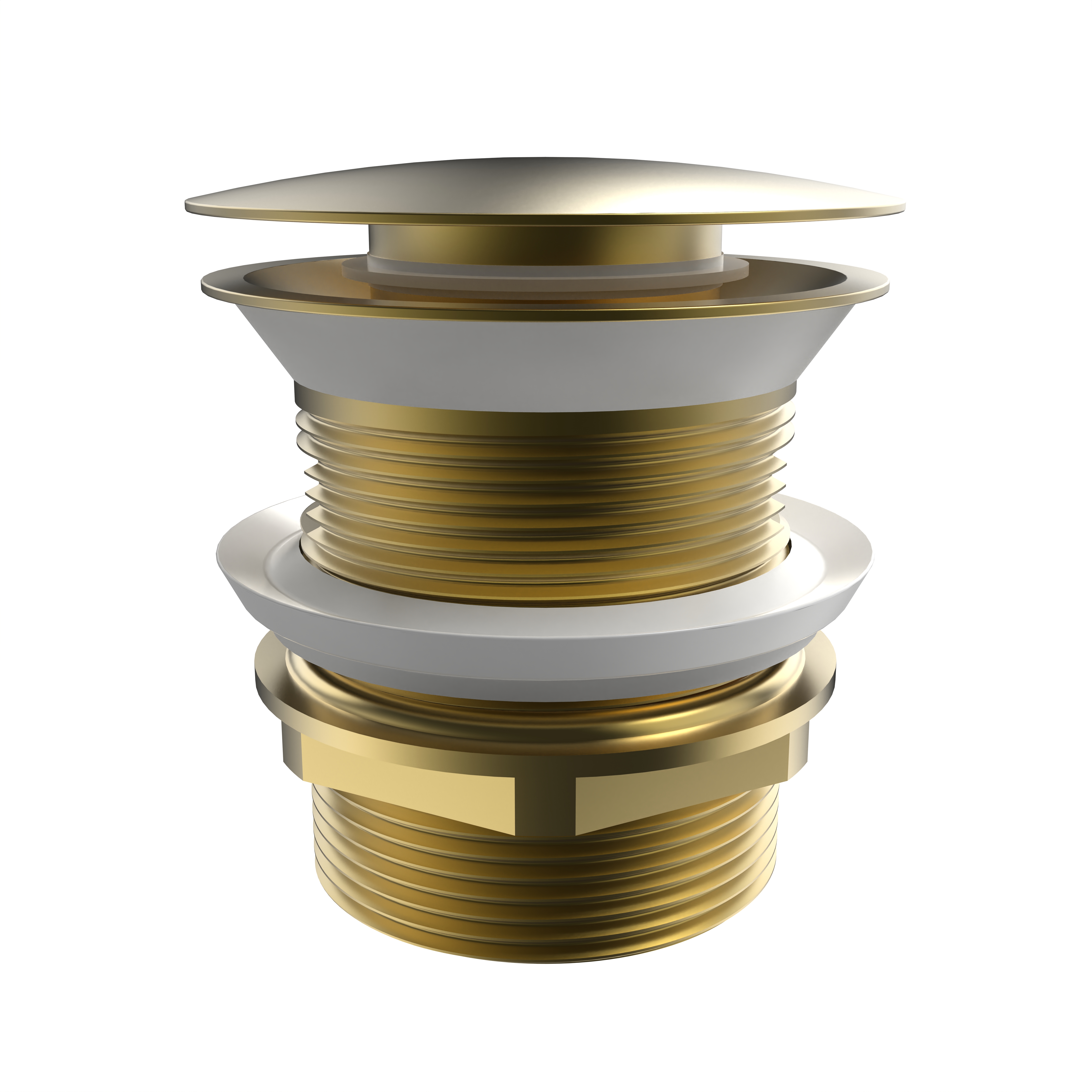 Brass Click-Clack Basin Waste
