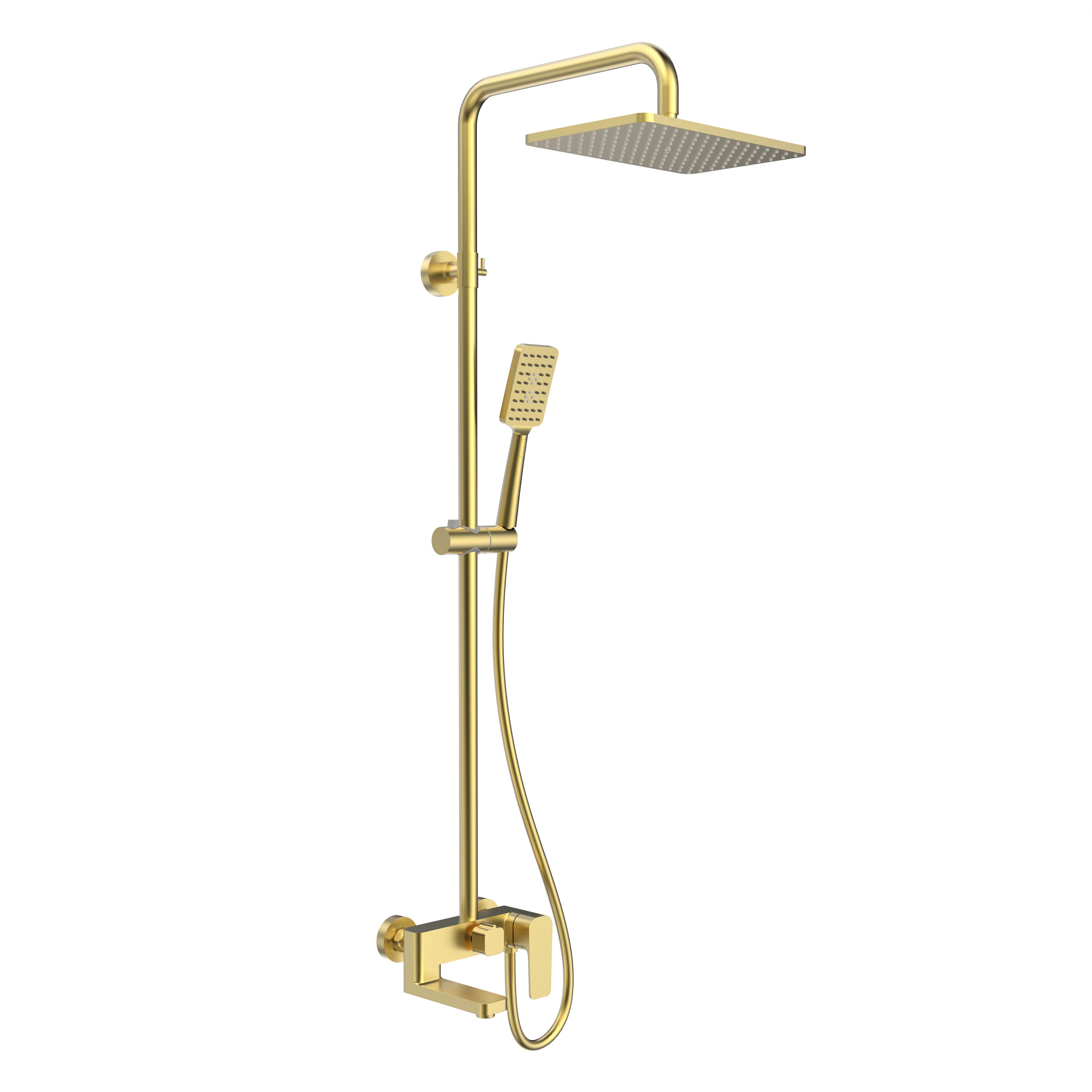 Gold Rainfall Shower Set