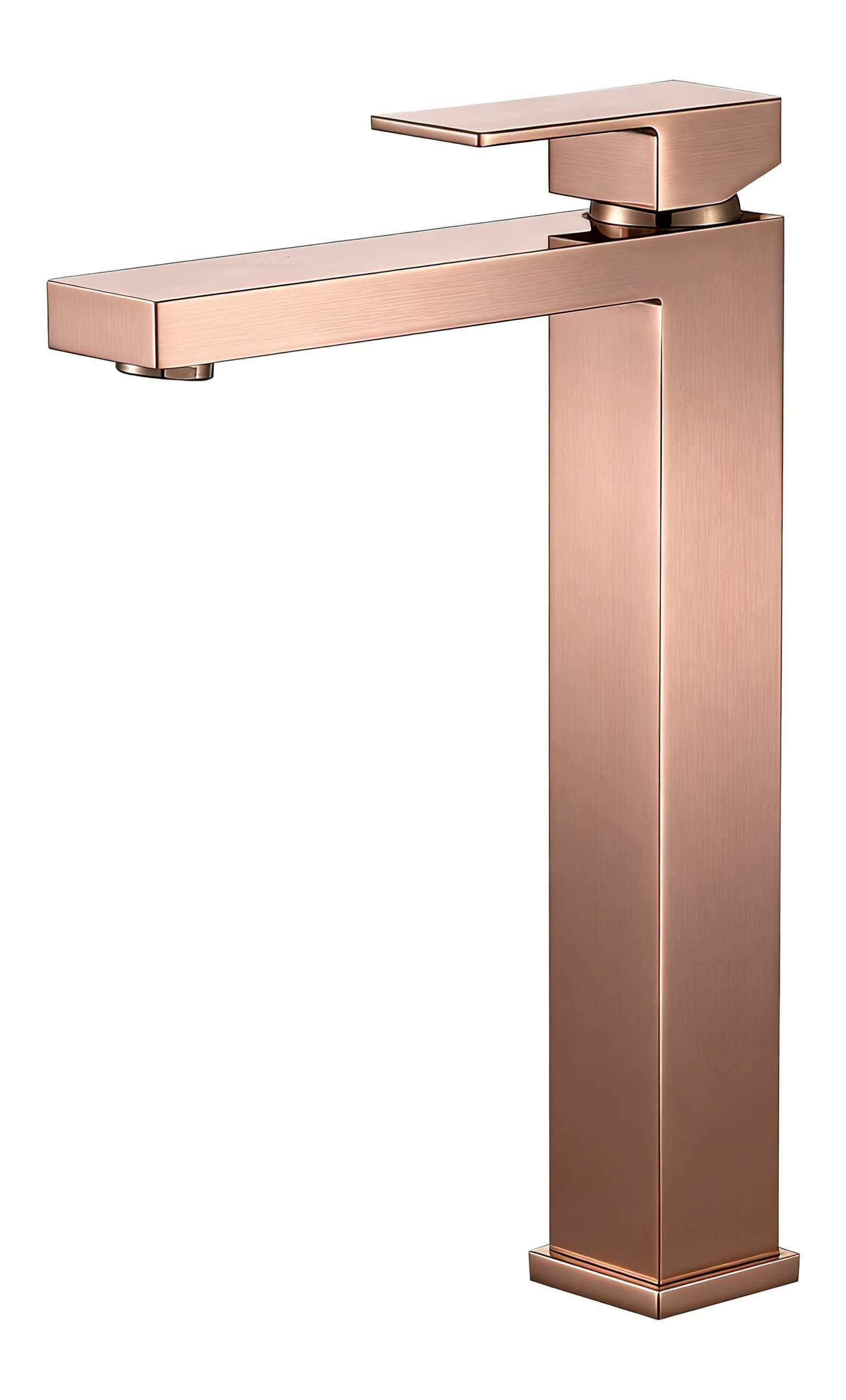 Rose Gold Tall Basin Mixer Faucet