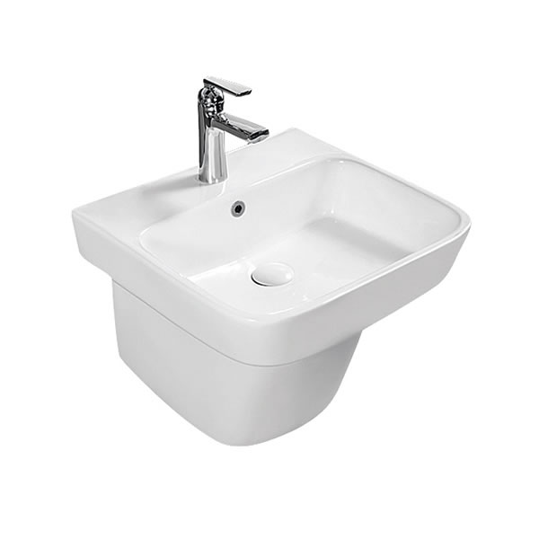 Wall-Mounted Ceramic Basin