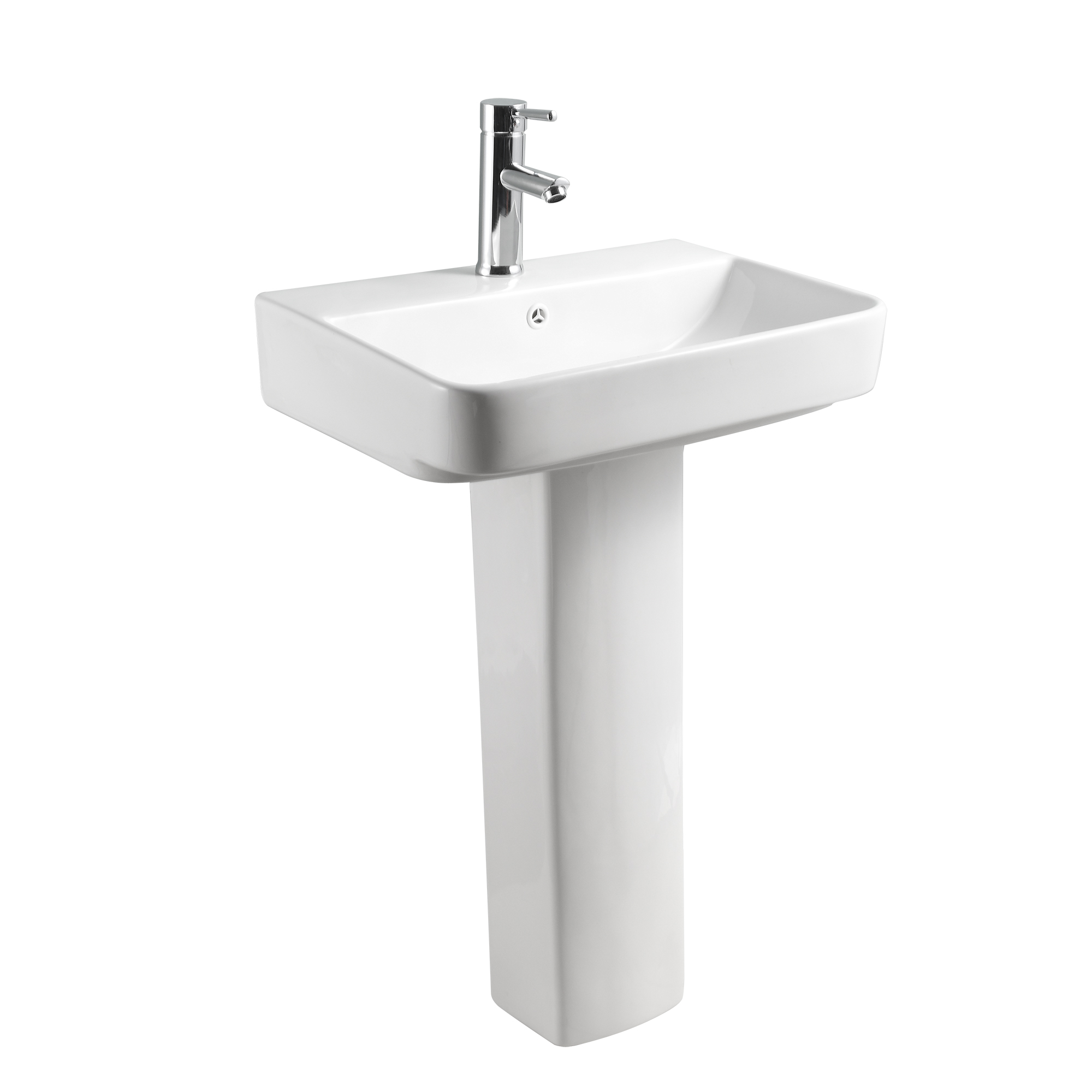 Modern Ceramic Pedestal Sink