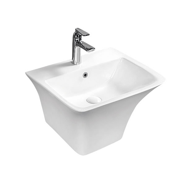 Modern Ceramic Pedestal Basin