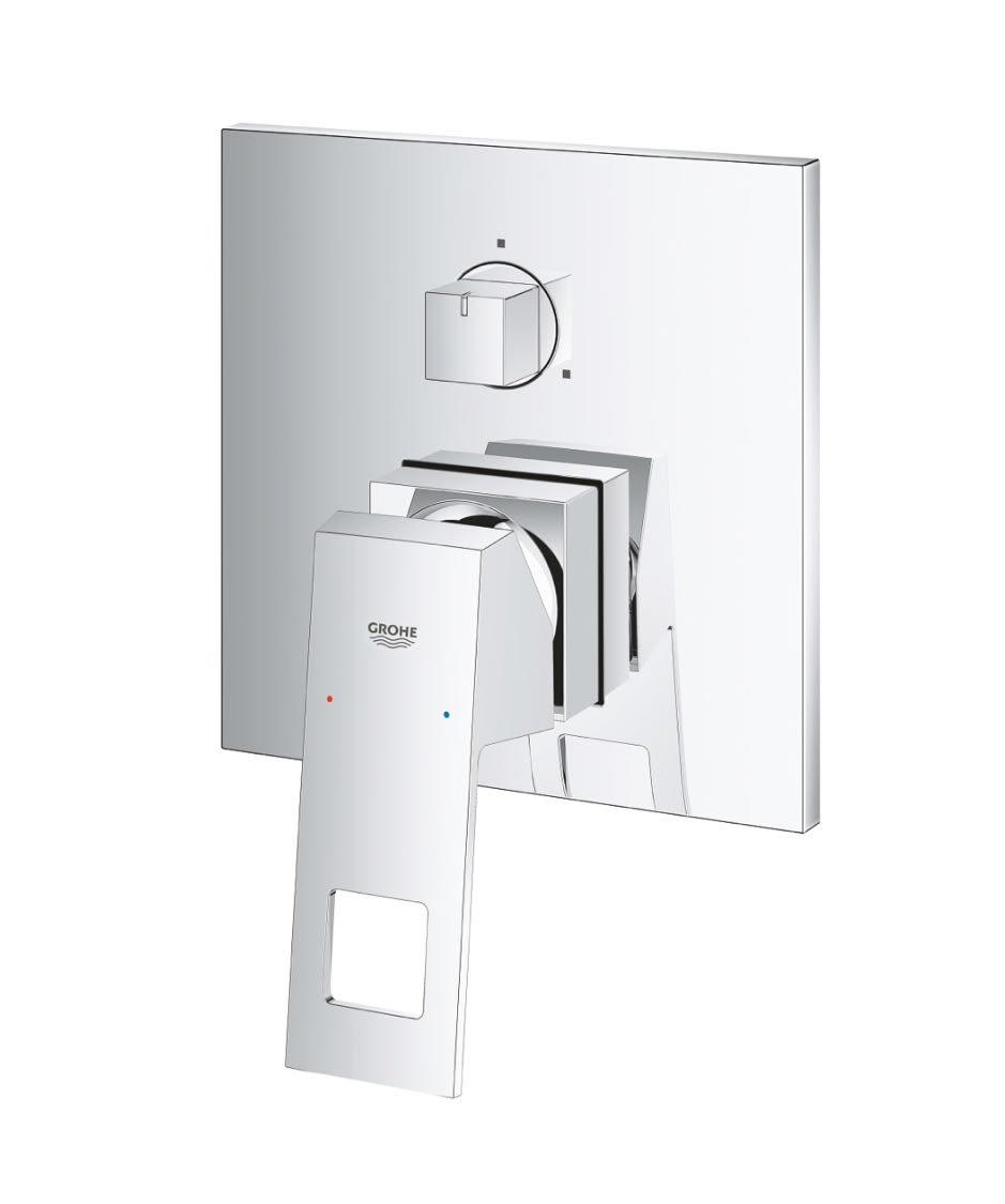 GROHE | Euro cube Single-lever mixer with 3-way diverter Product number: 24094000