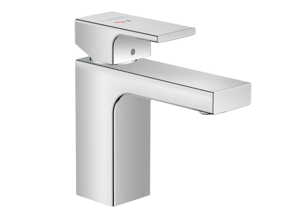Hansgrohe Premium 5-in-1 Complete Bathroom Mixer Set - Modern Square Design (Solid Brass, Chrome)