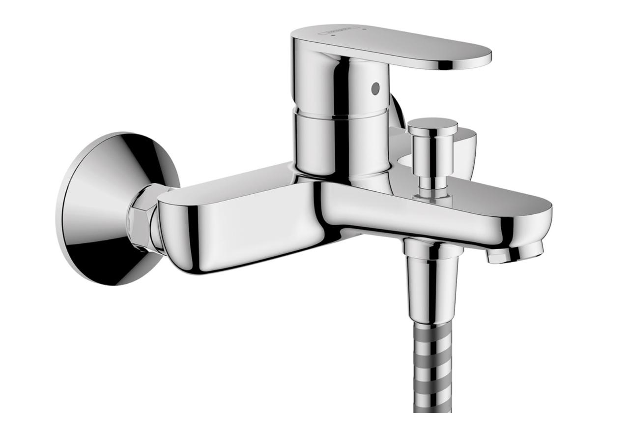 Hansgrohe - Luxury 5-in-1 Complete Bathroom Mixer Set - Elegant Round Design (Solid Brass, Chrome)