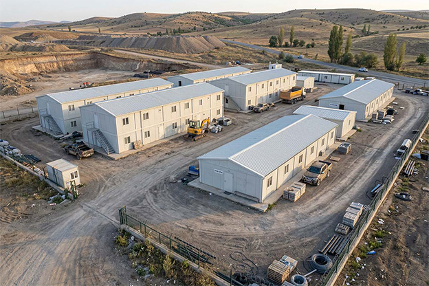 Prefabrik Şantiye Binası Kompleksi