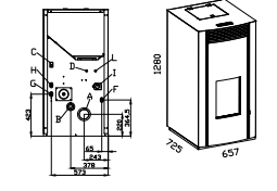Granulinė krosnelė AC Gamma 26 kW