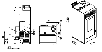 Granulinė krosnelė AC Futura 13 kW