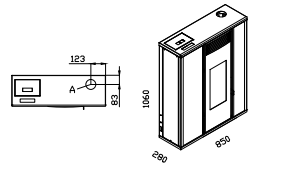 Granulinė krosnelė AC Sirius 10 kW