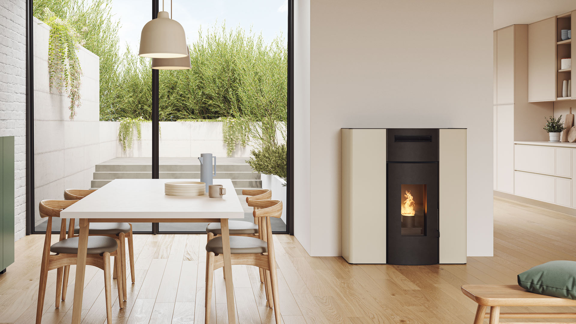 Granulinė krosnelė AC Beta 14 kW