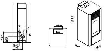 Granulinė krosnelė AC Zoe 9 kW