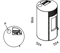 Granulinė krosnelė AC Asia 9 kW