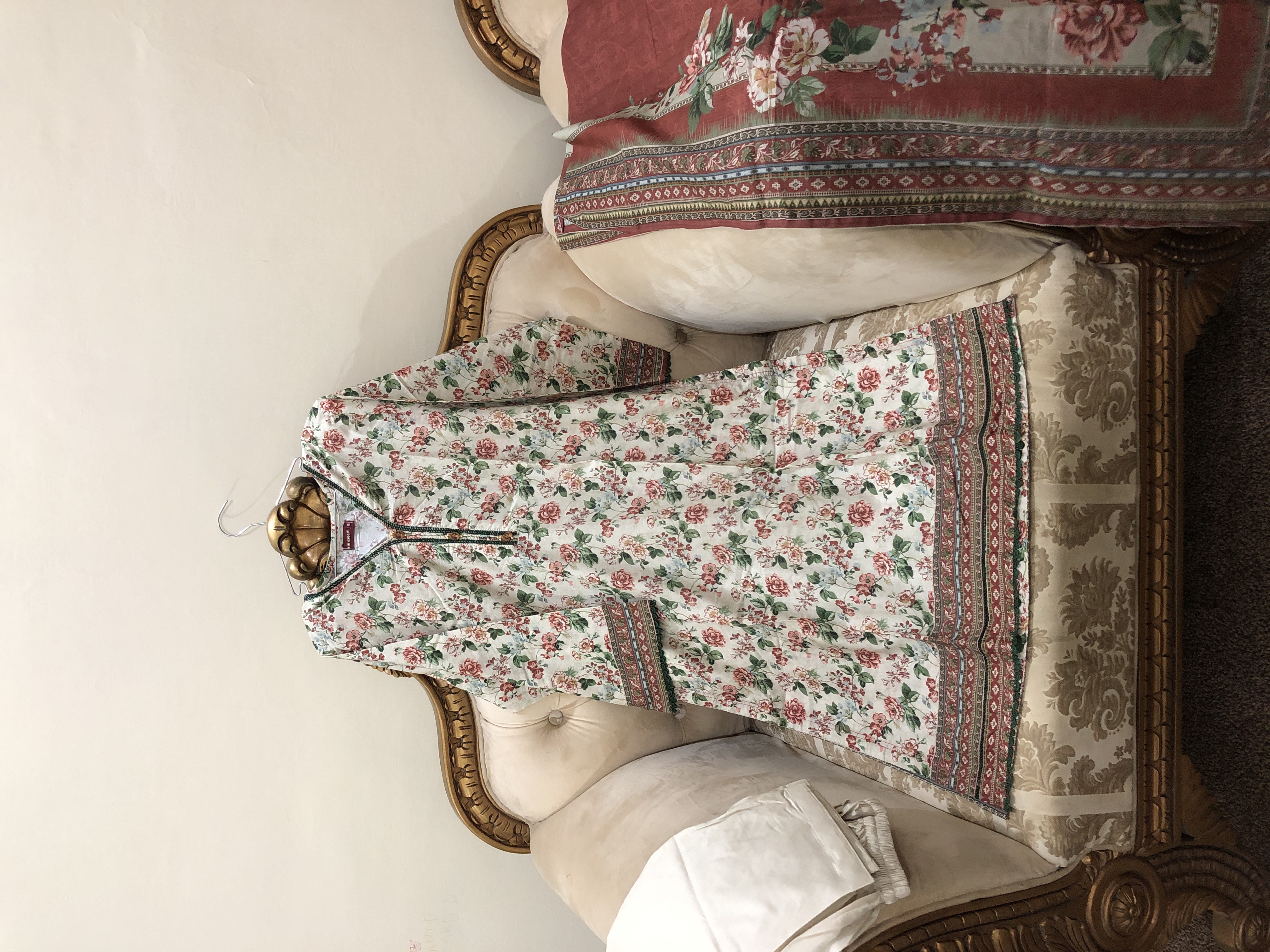 Floral Printed Lawn Suit Stitched 3pc 