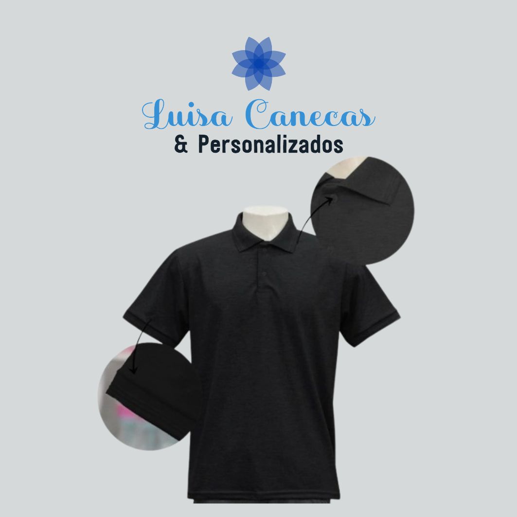 Camisa Polo Preta