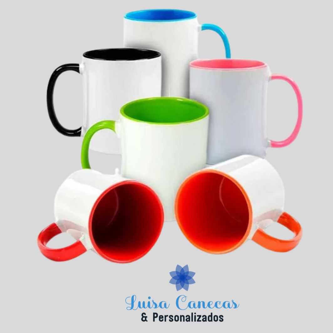 Caneca Personalizada Colorida