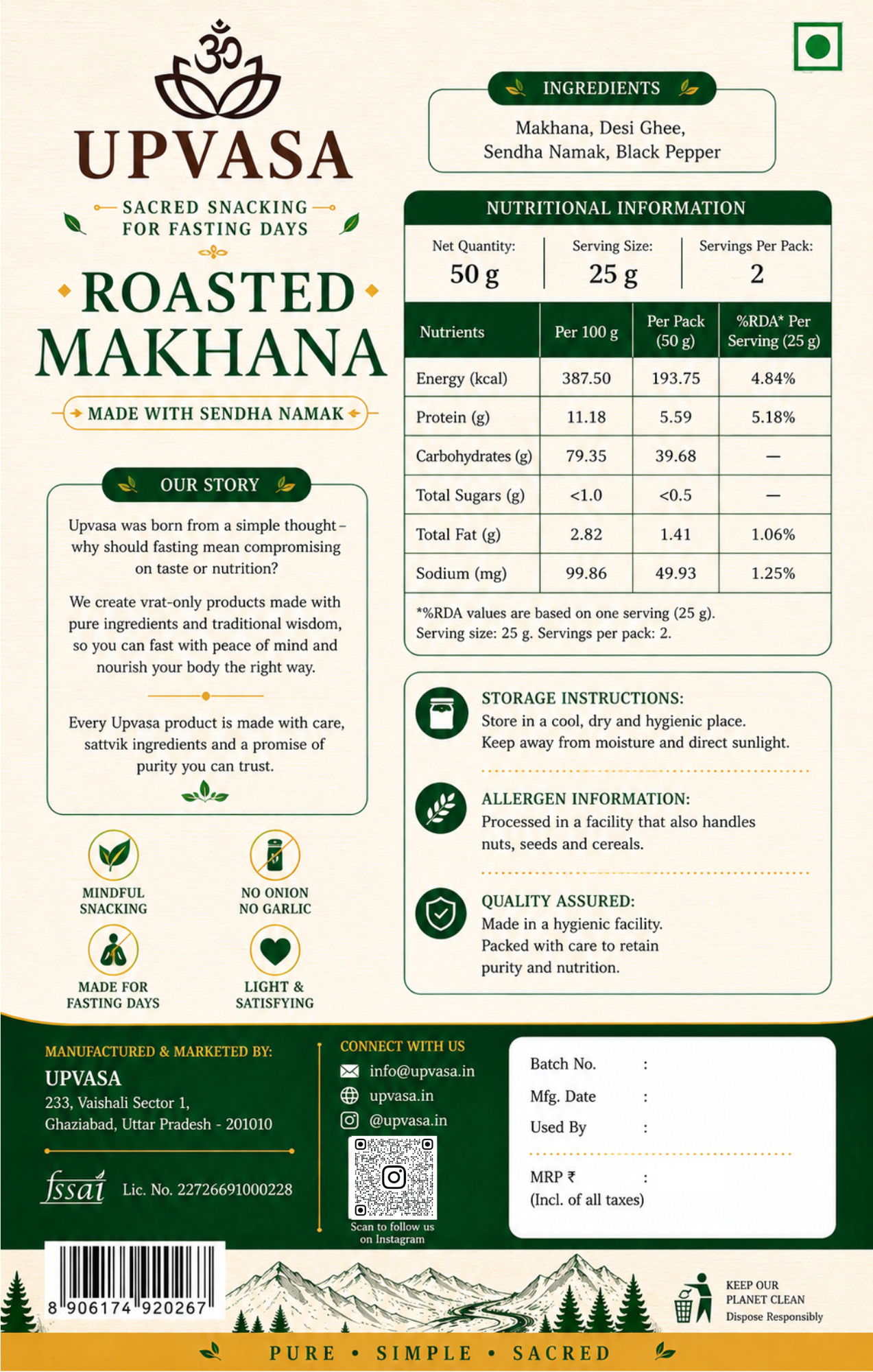 Roasted Makhana