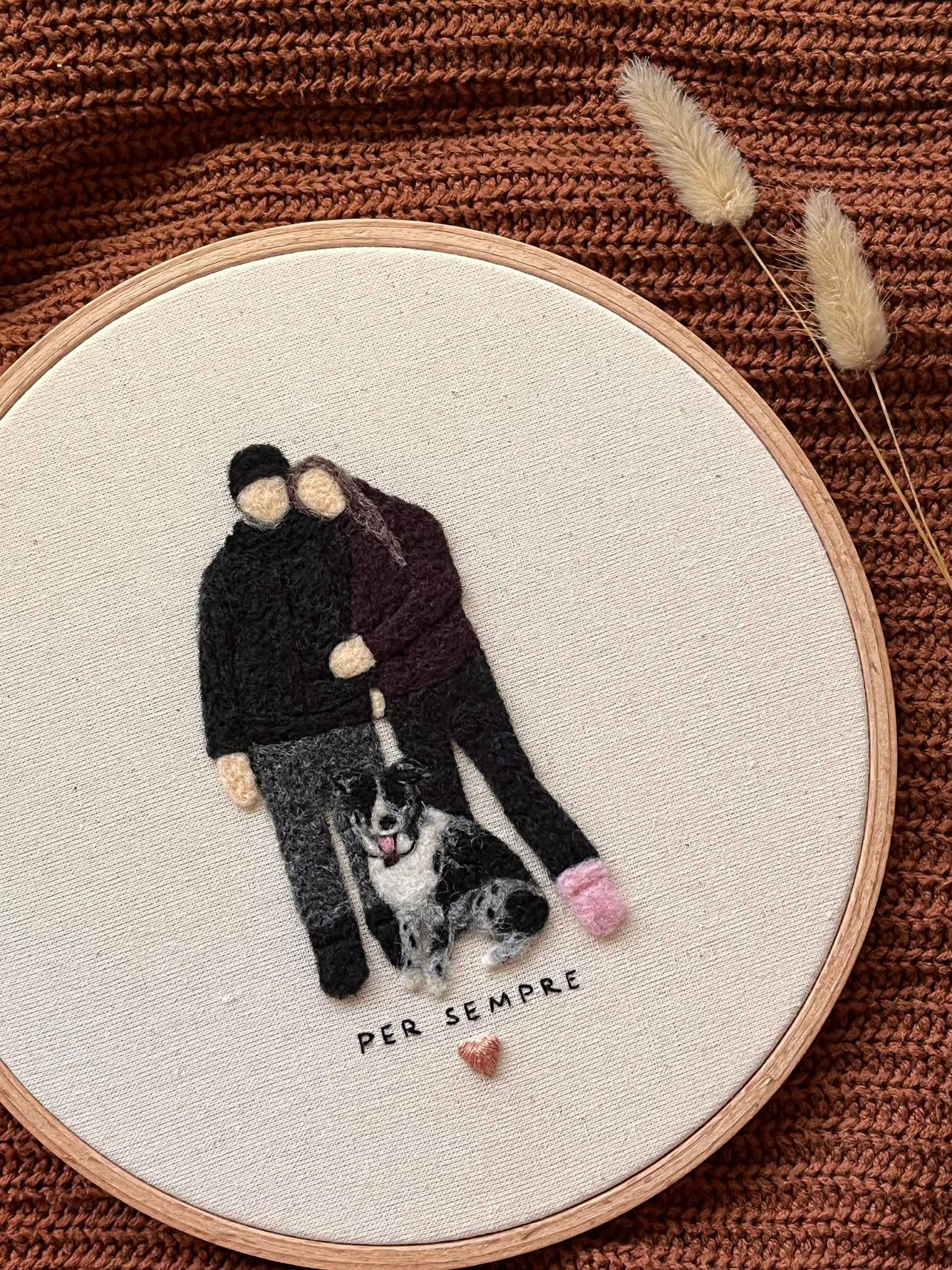 Family and Friends Felt Portrait