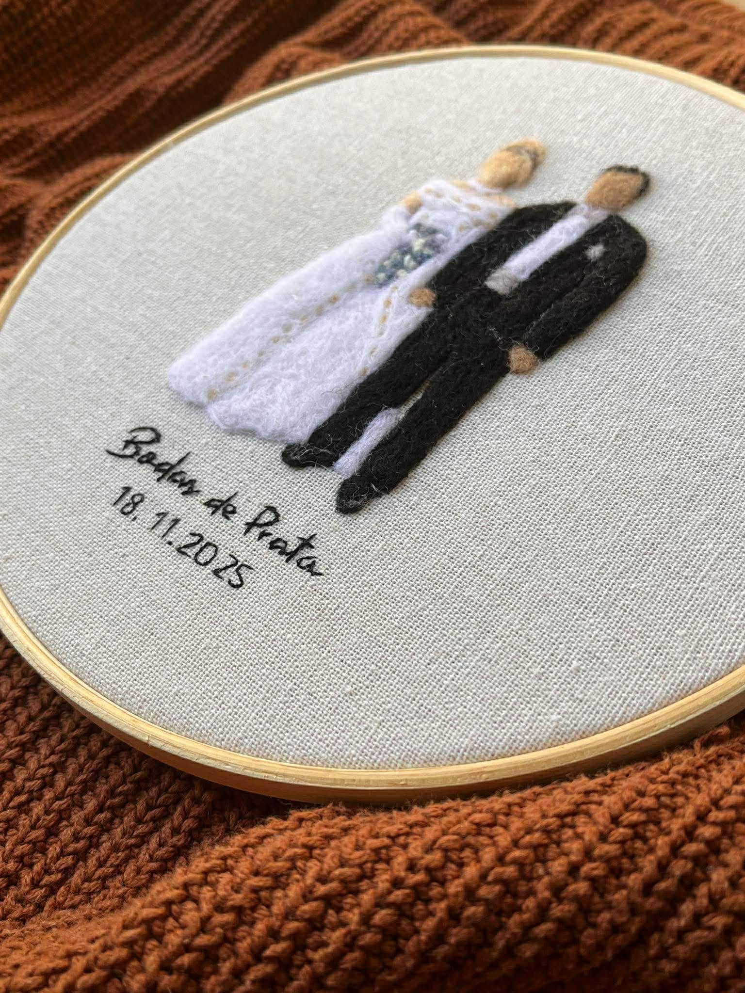 Family and Friends Felt Portrait