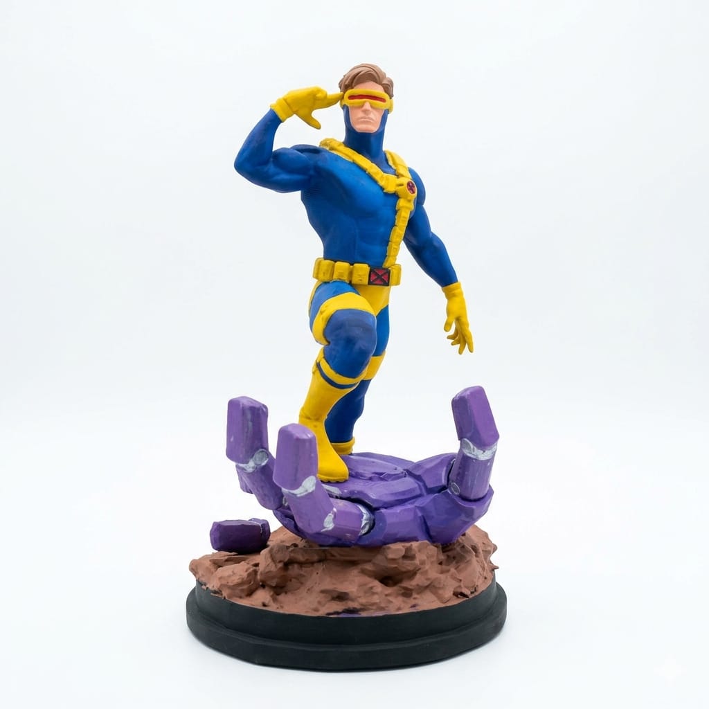 Action Figure Ciclope – Impressão 3D