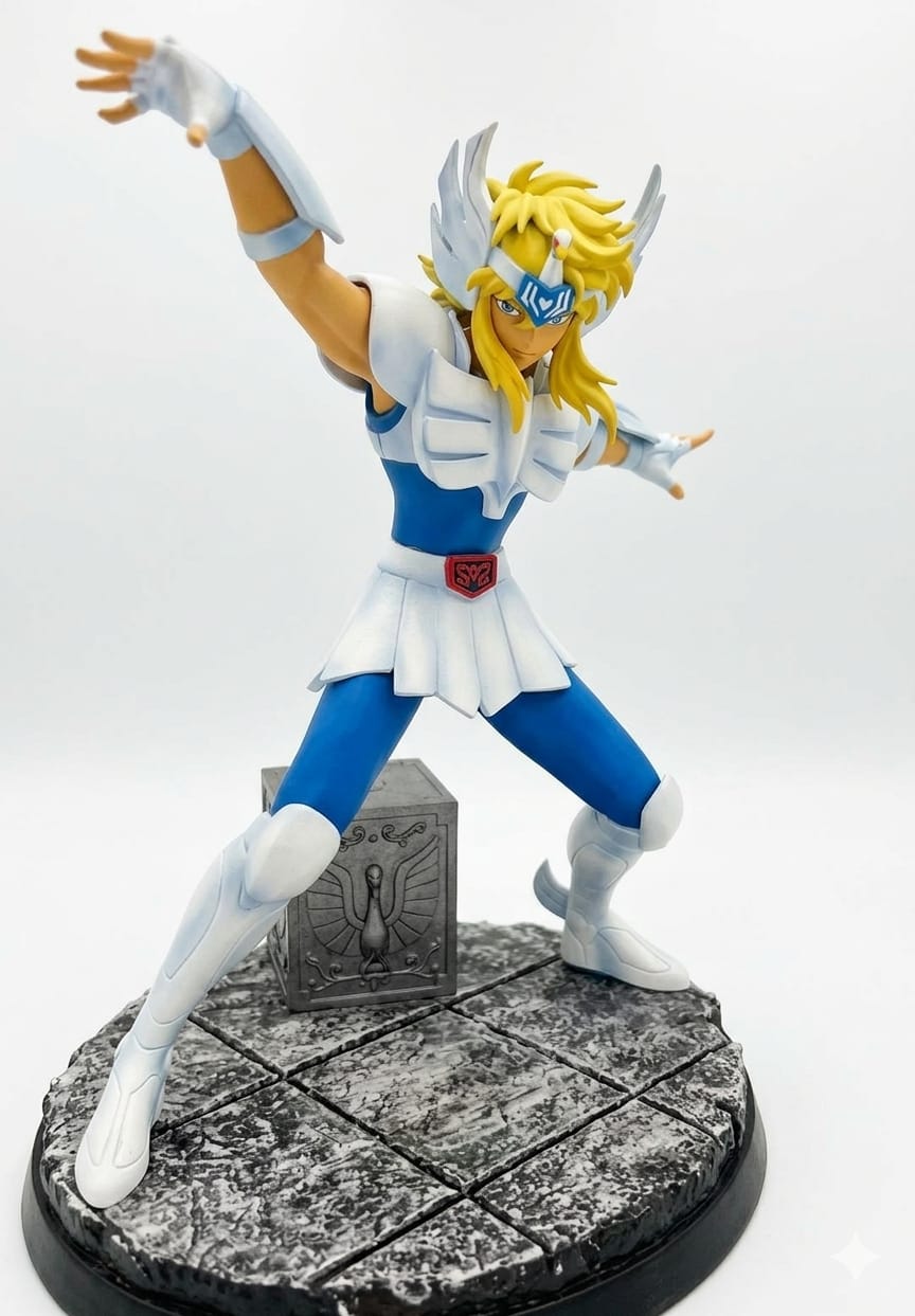 Action Figure Hyoga de Cisne – Impressão 3D