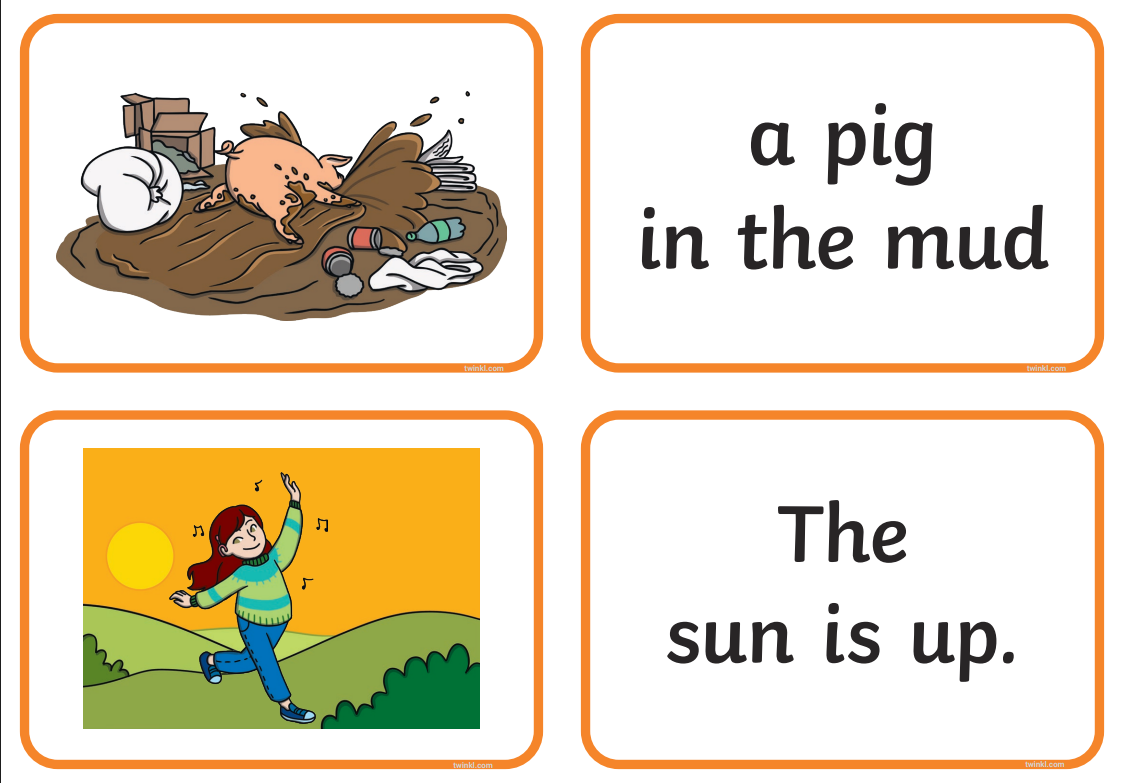 Early Reader Sentence Flashcards