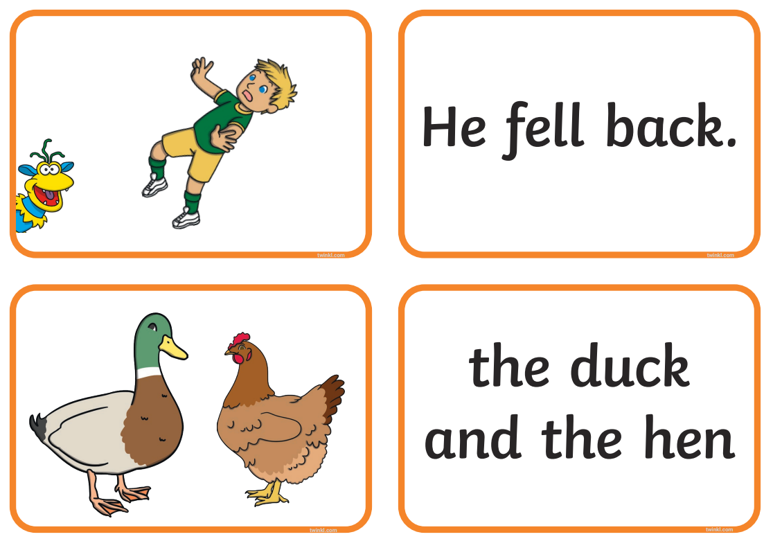 Early Reader Sentence Flashcards