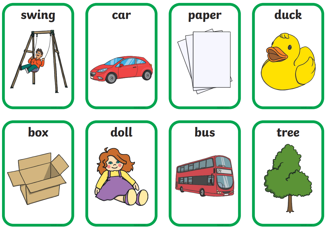 English Vocabulary Flashcards