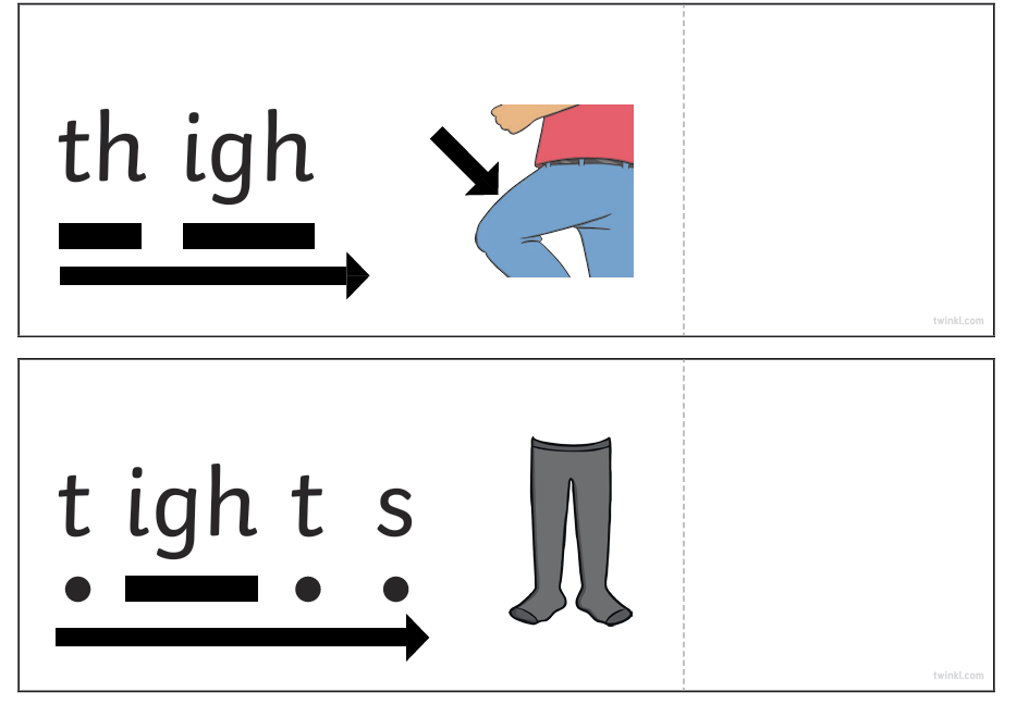 IGH Phonics Flashcards