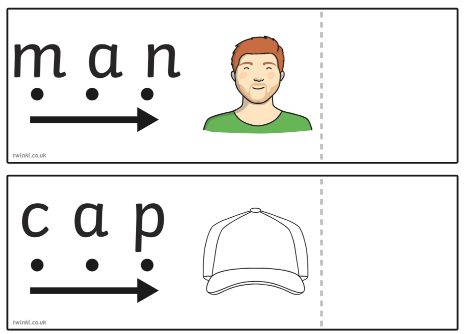CVC Word Building Flashcards
