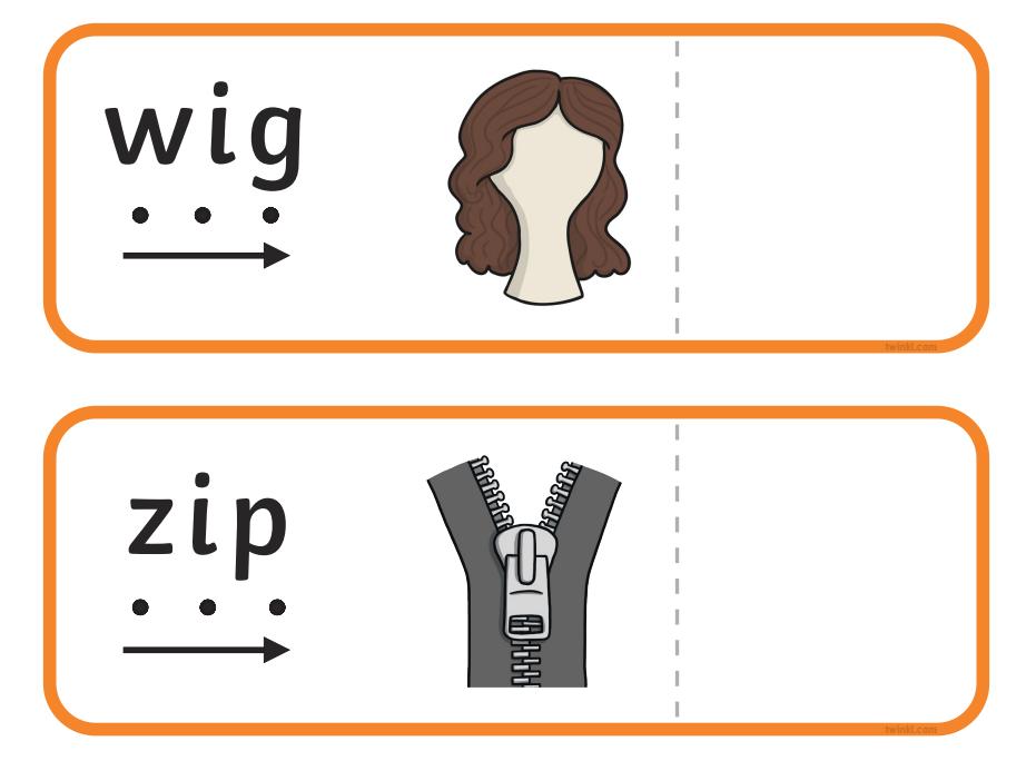 CVC Word Building Flashcards