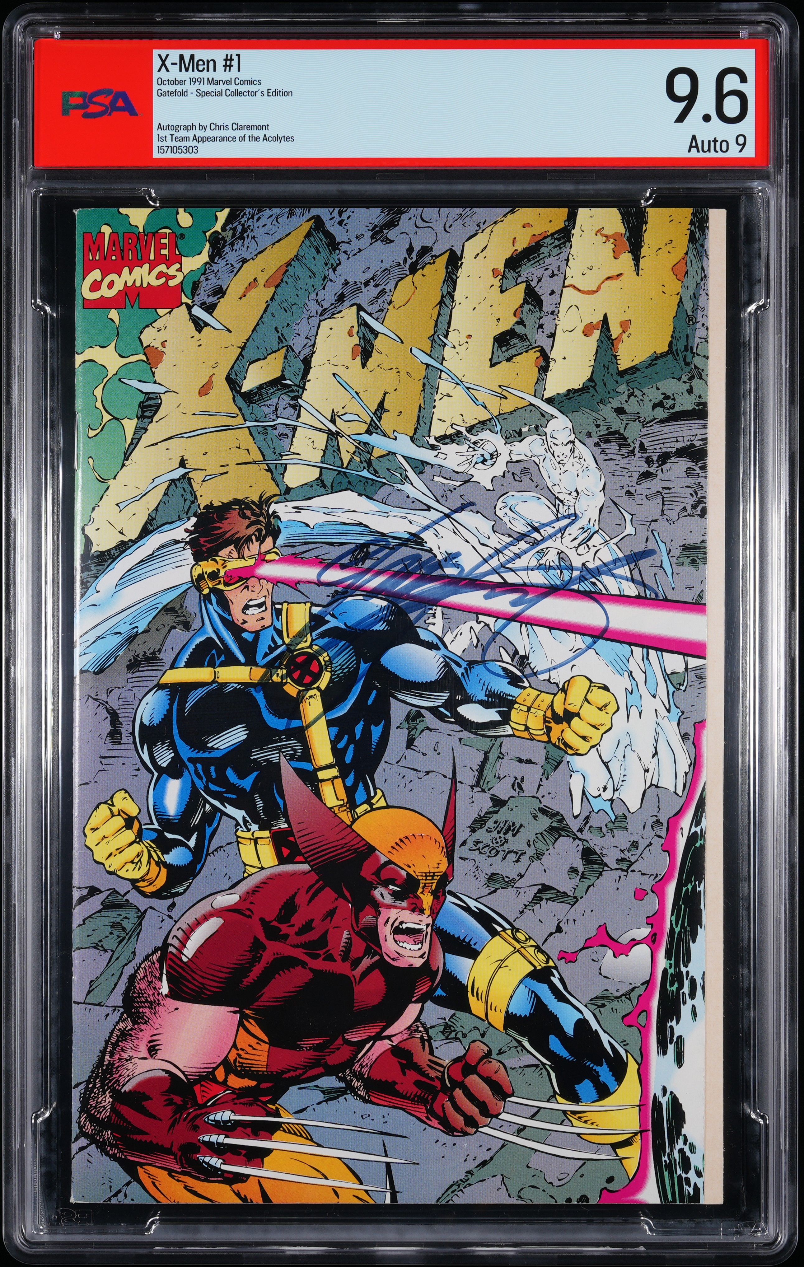 MARVEL COMICS X-MEN #1 OCTOBER 1991 GATEFOLD SPECIAL COLLECTOR'S EDITION