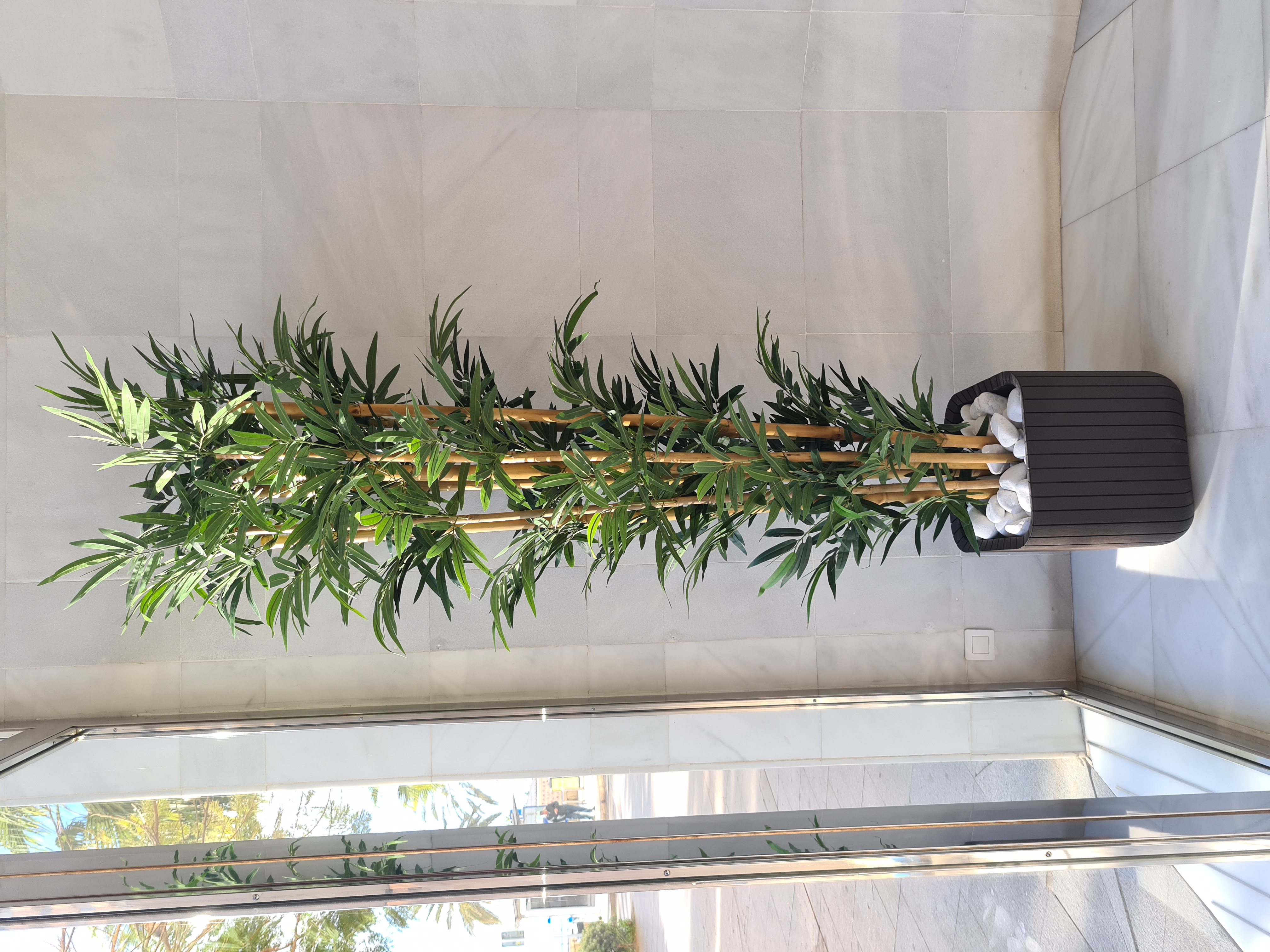 Planta de bambu artificial