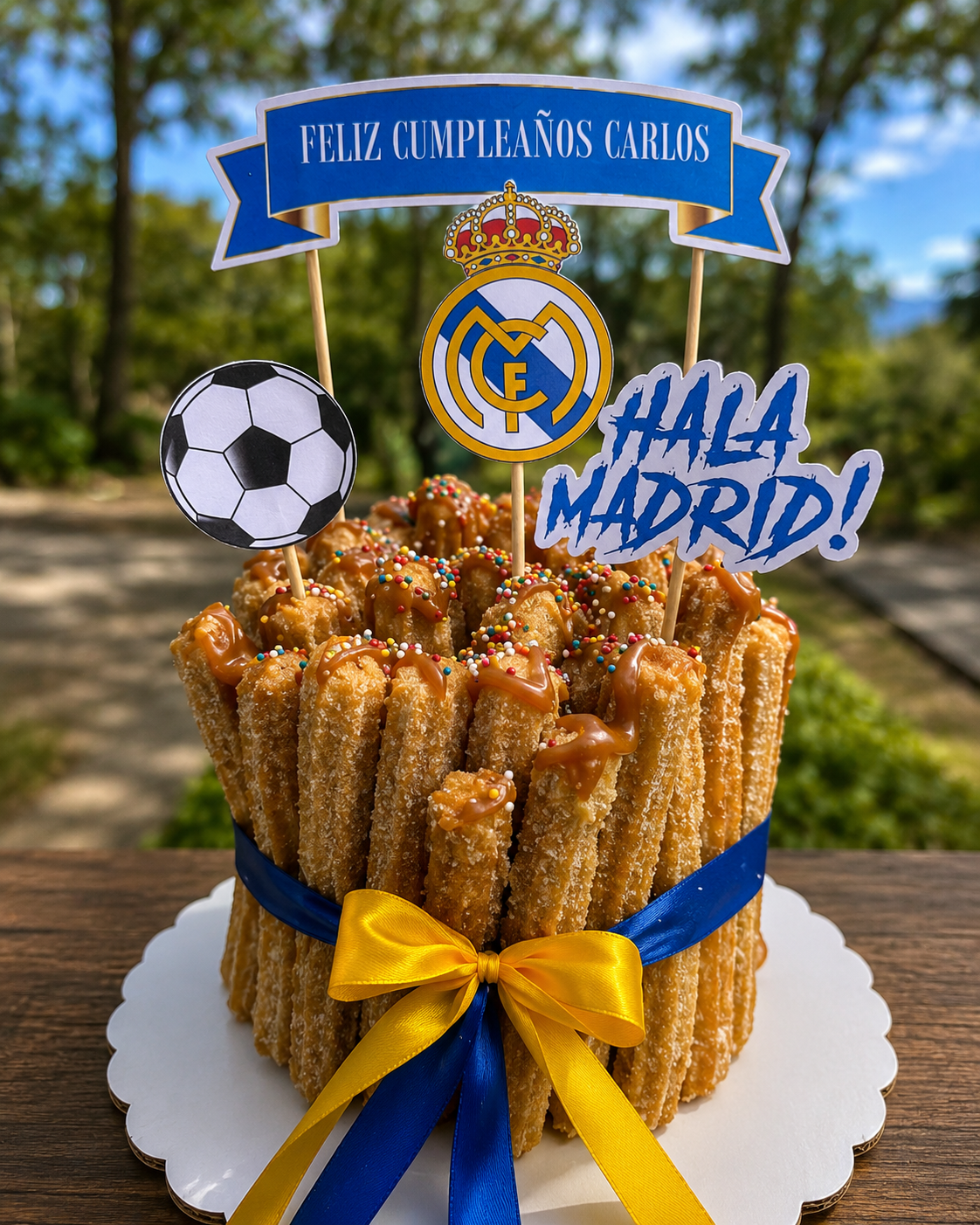 Pastel de 50 Churros