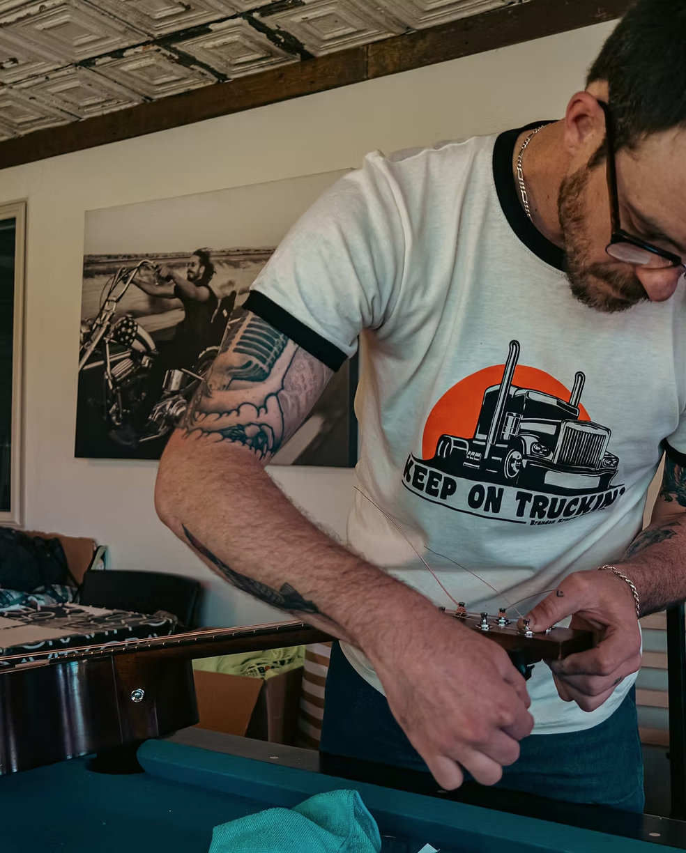 Keep on Truckin' Ringer Tee